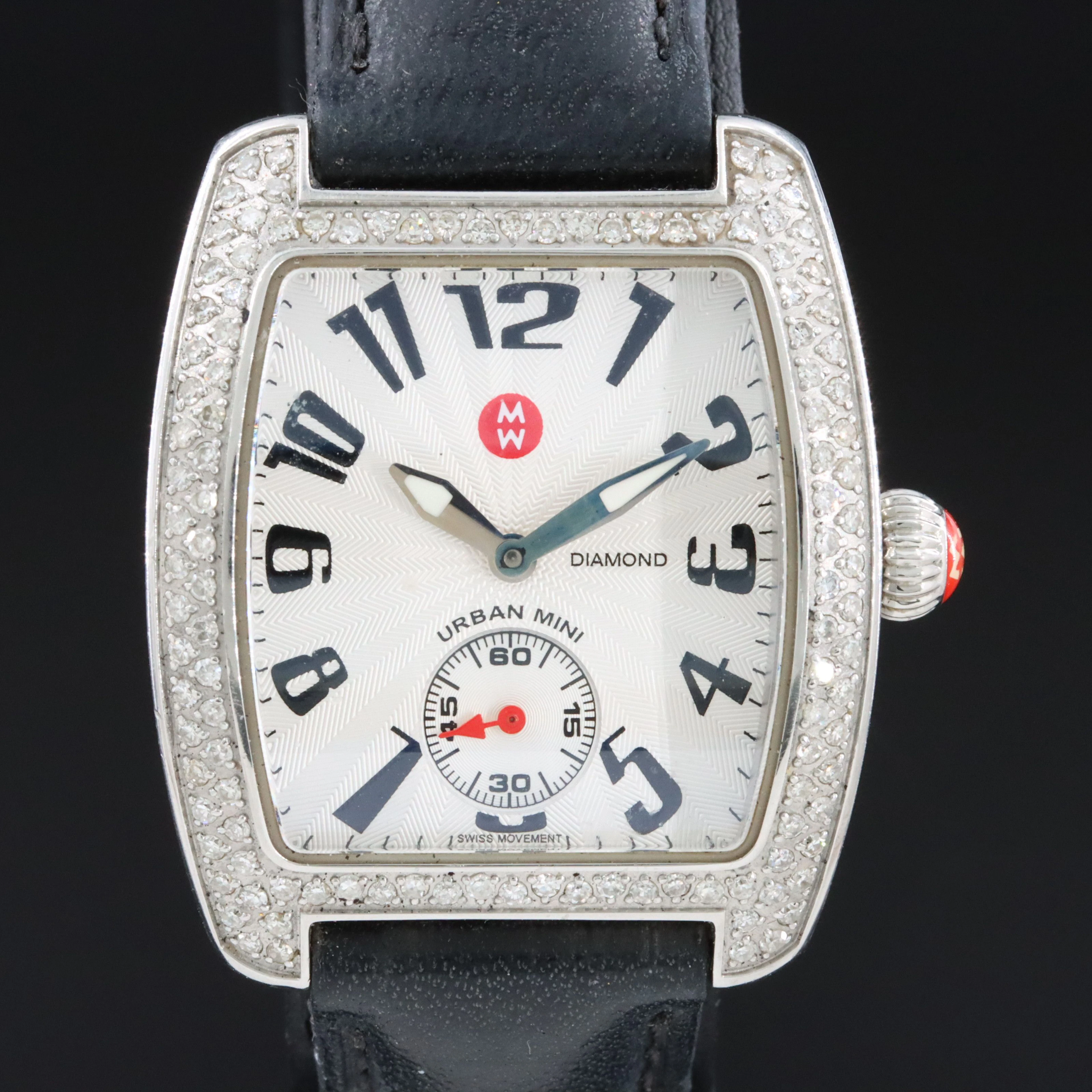 Michele Urban Mini Diamond Swiss Quartz Watch