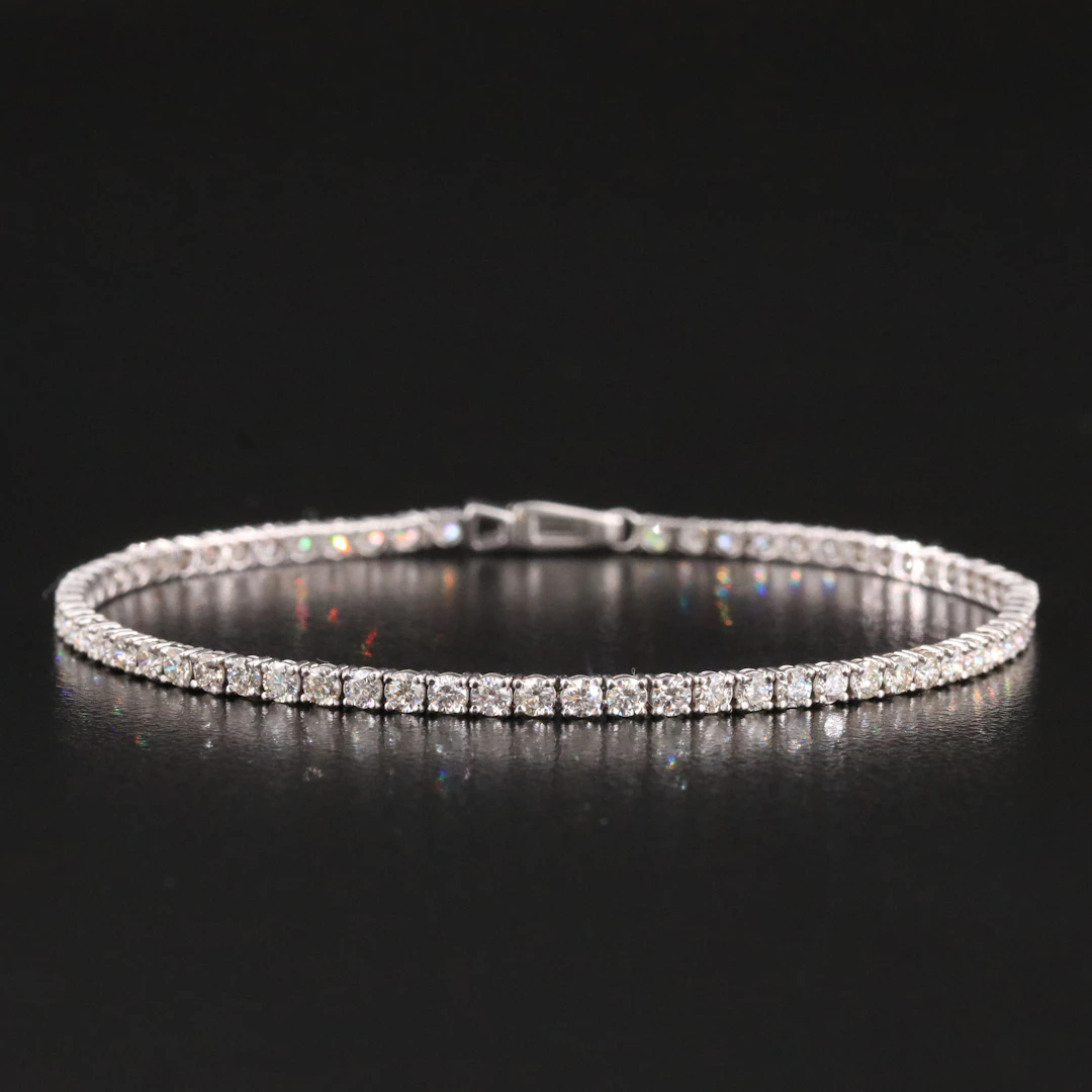 14K 2.67 CTW Diamond Line Bracelet