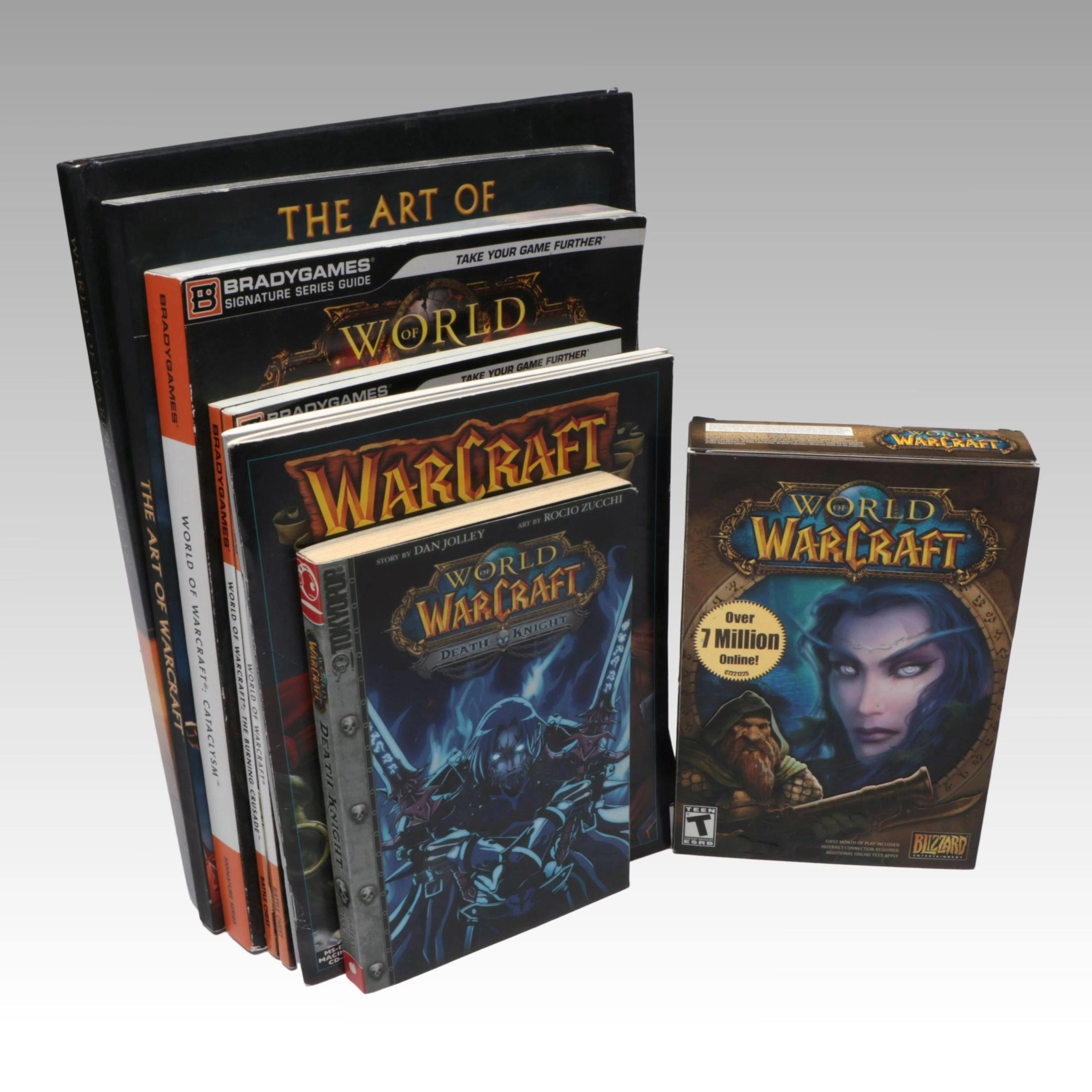 World of Warcraft Video Game Including Comics, Atlas and More Game Books