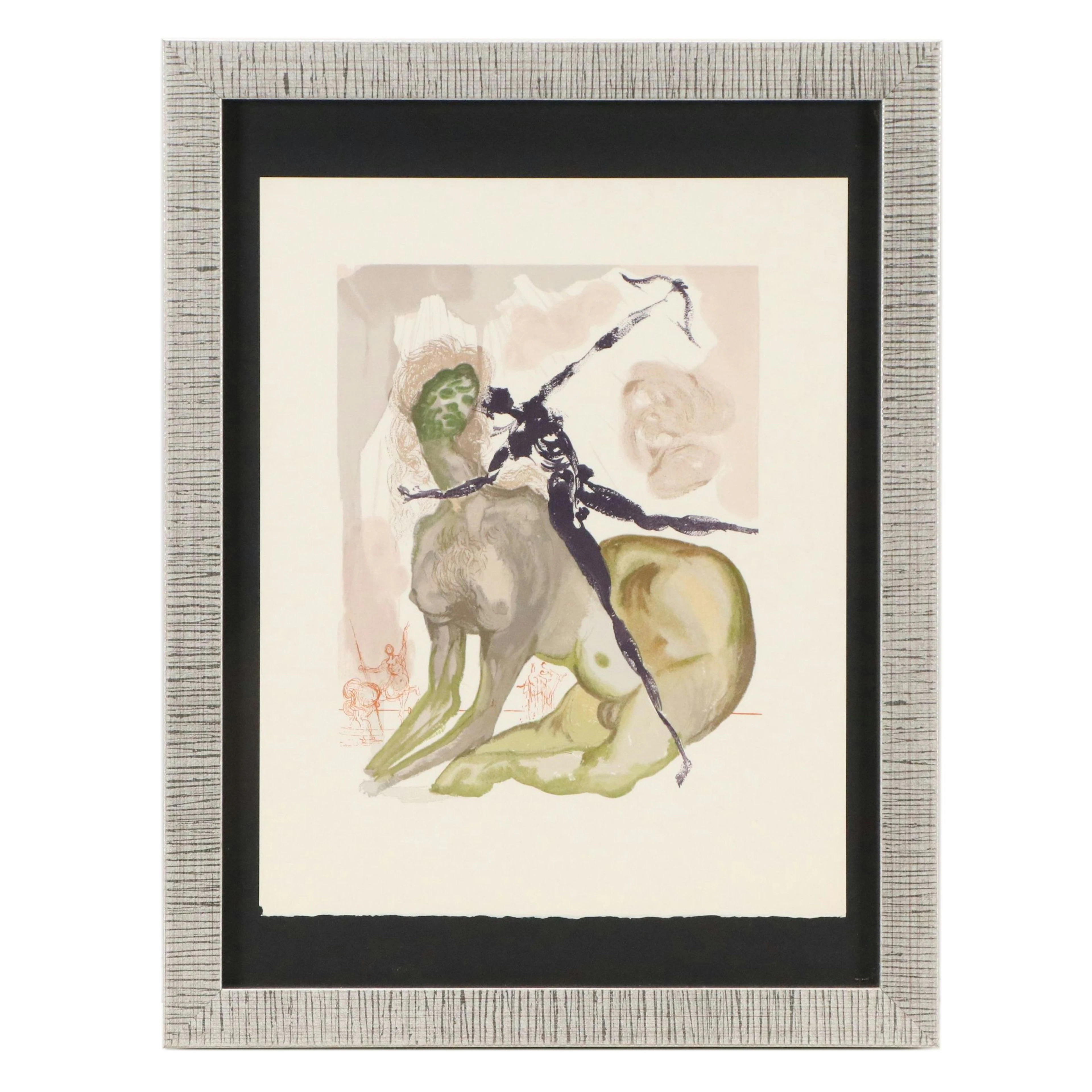 Salvador Dalí Wood Engraving "Le Minotaure," Circa 1960-1964
