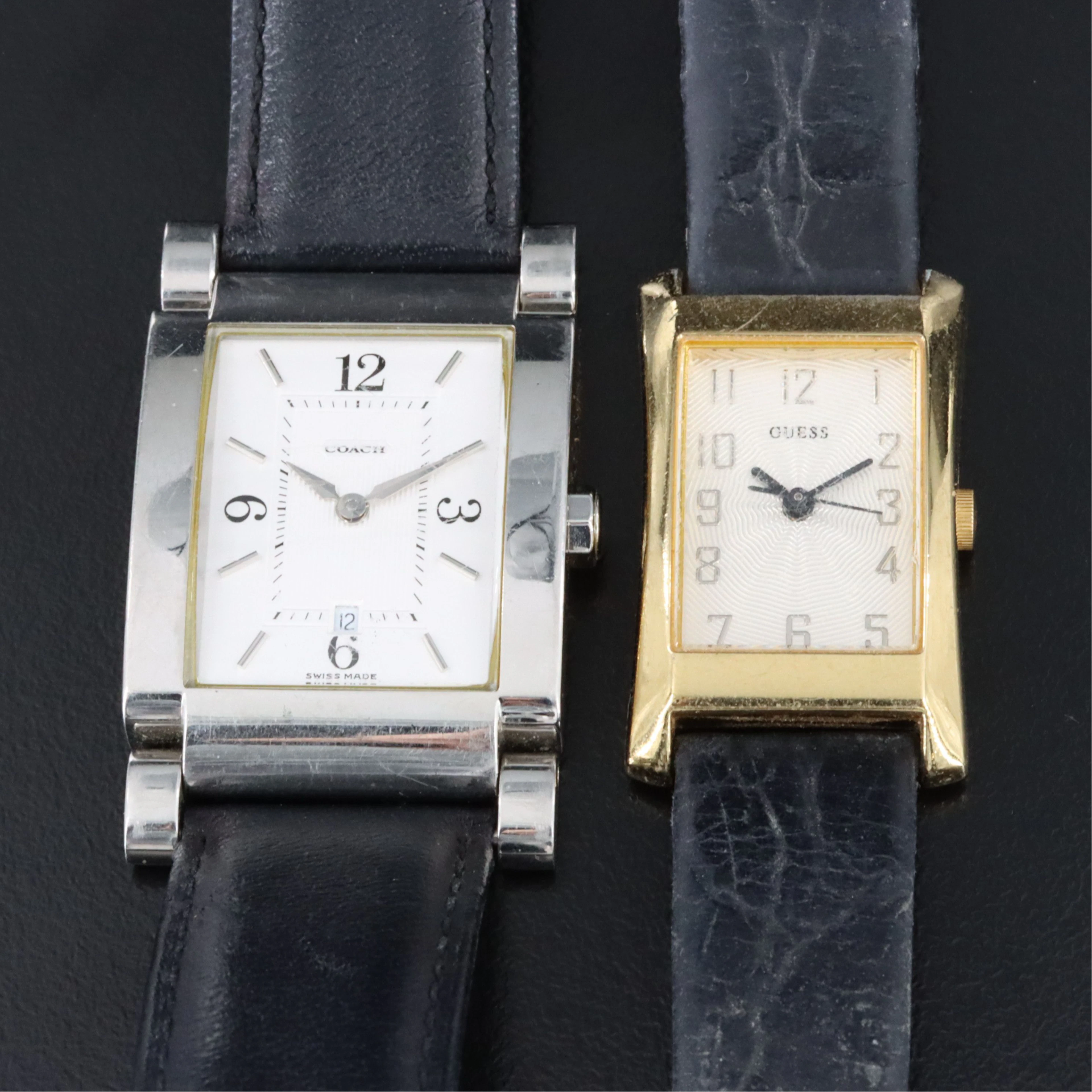 Coach and Guess Stainless Steel Quartz Fashion Watches