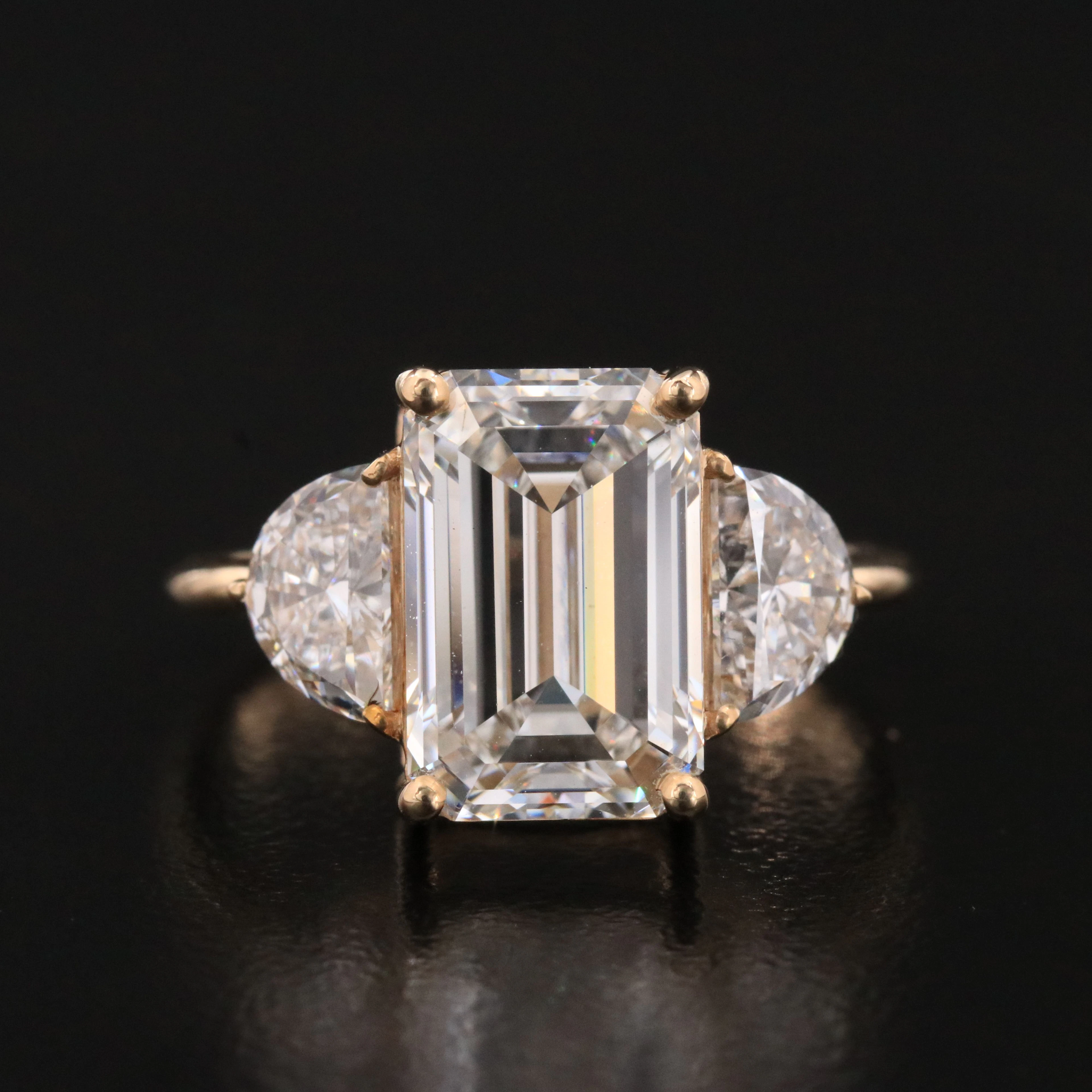 14K 5.05 CTW Lab Grown Diamond Ring with IGI Report