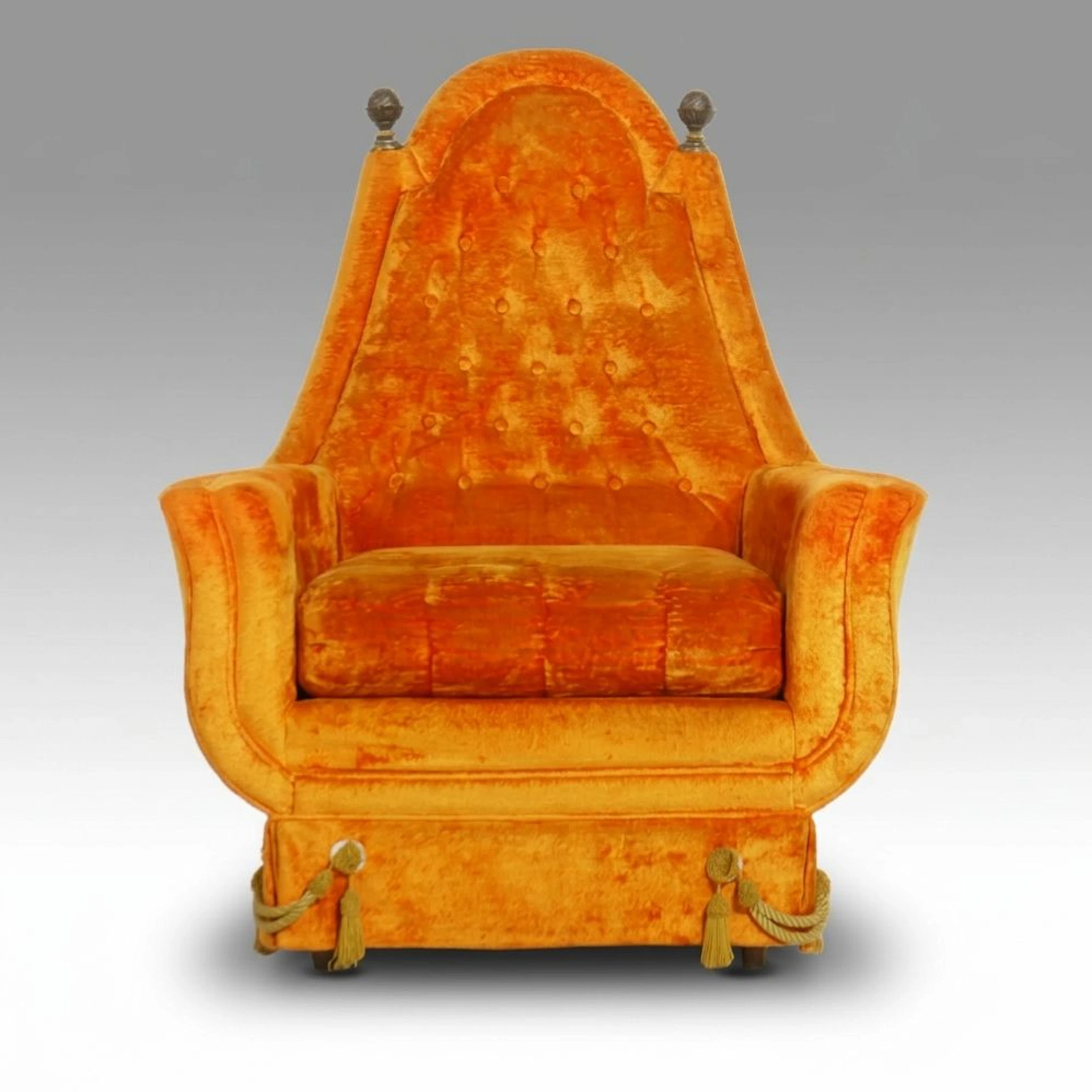 Flexsteel Hollywood Regency Style Upholstered Armchair