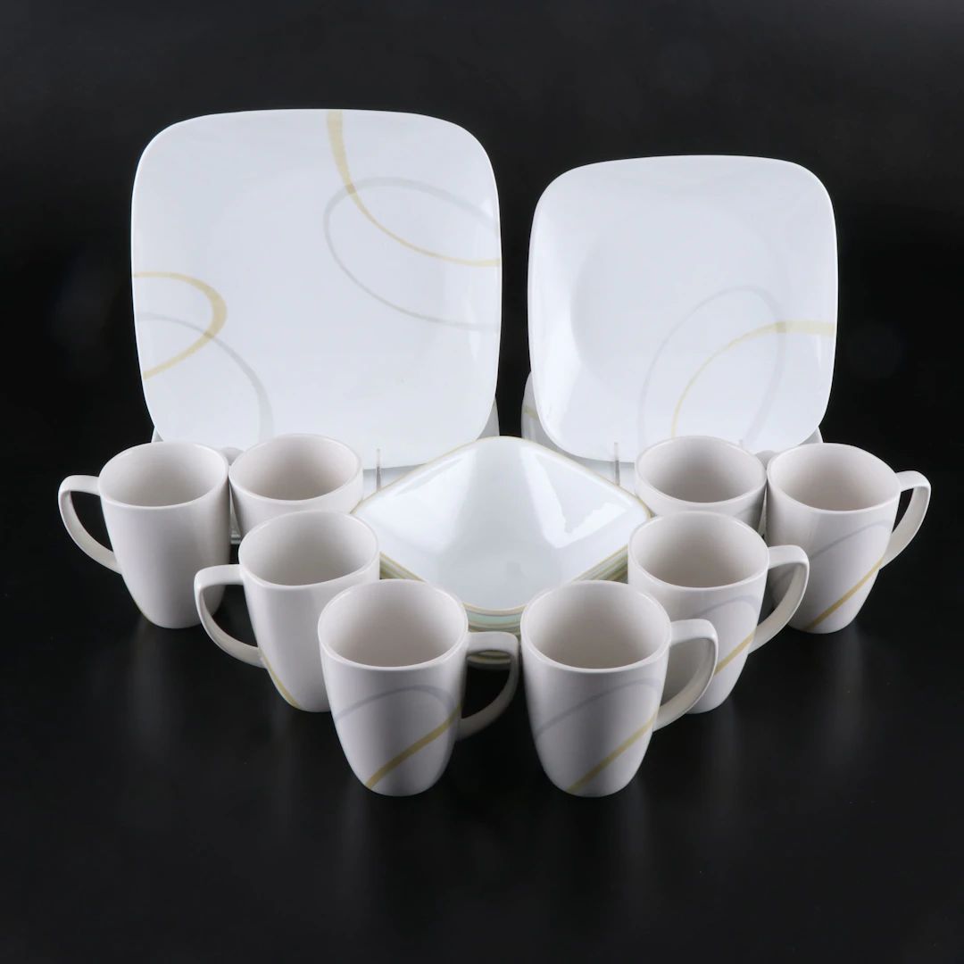 Corelle Coordinates Porcelain and Glass Dinnerware
