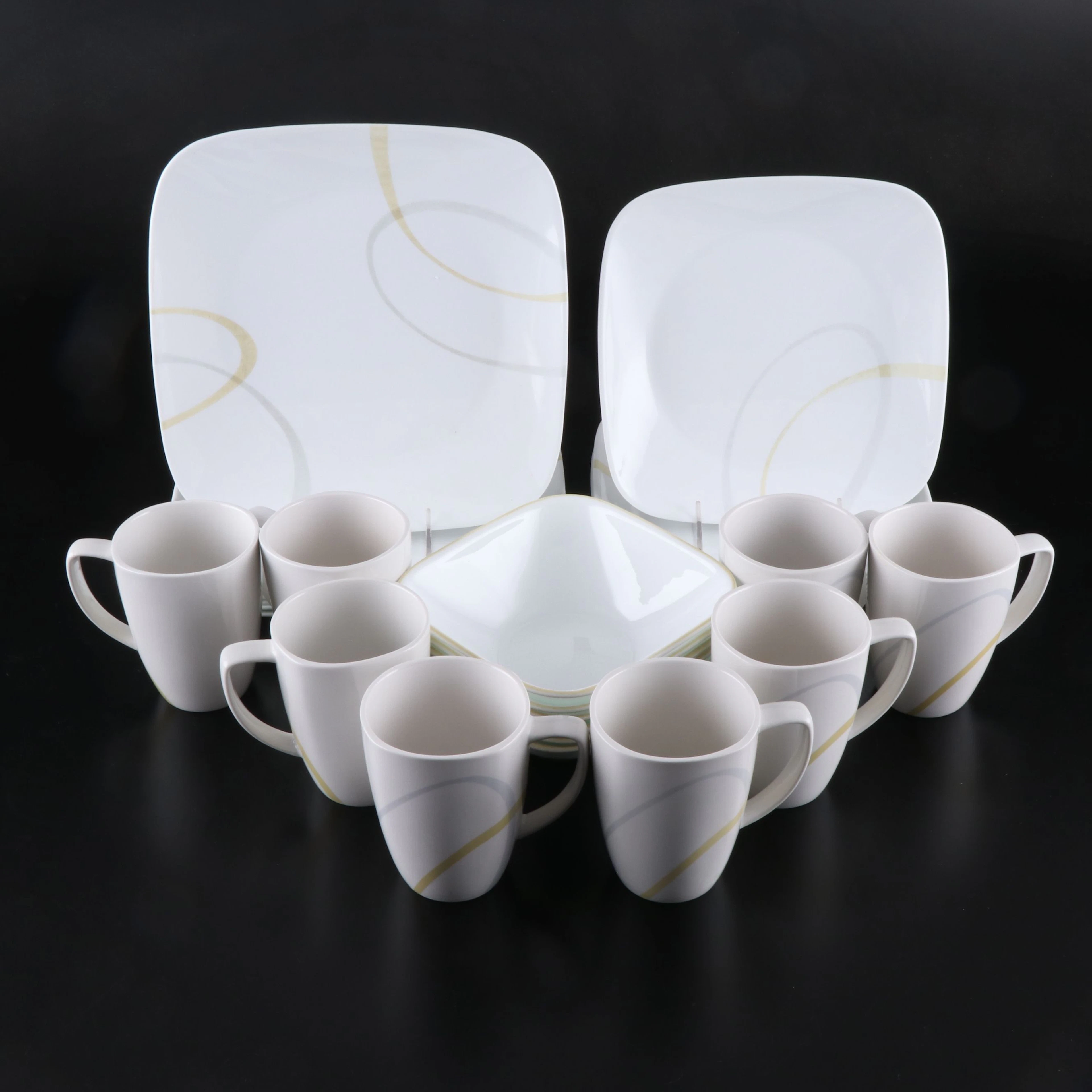 Corelle Coordinates Porcelain and Glass Dinnerware