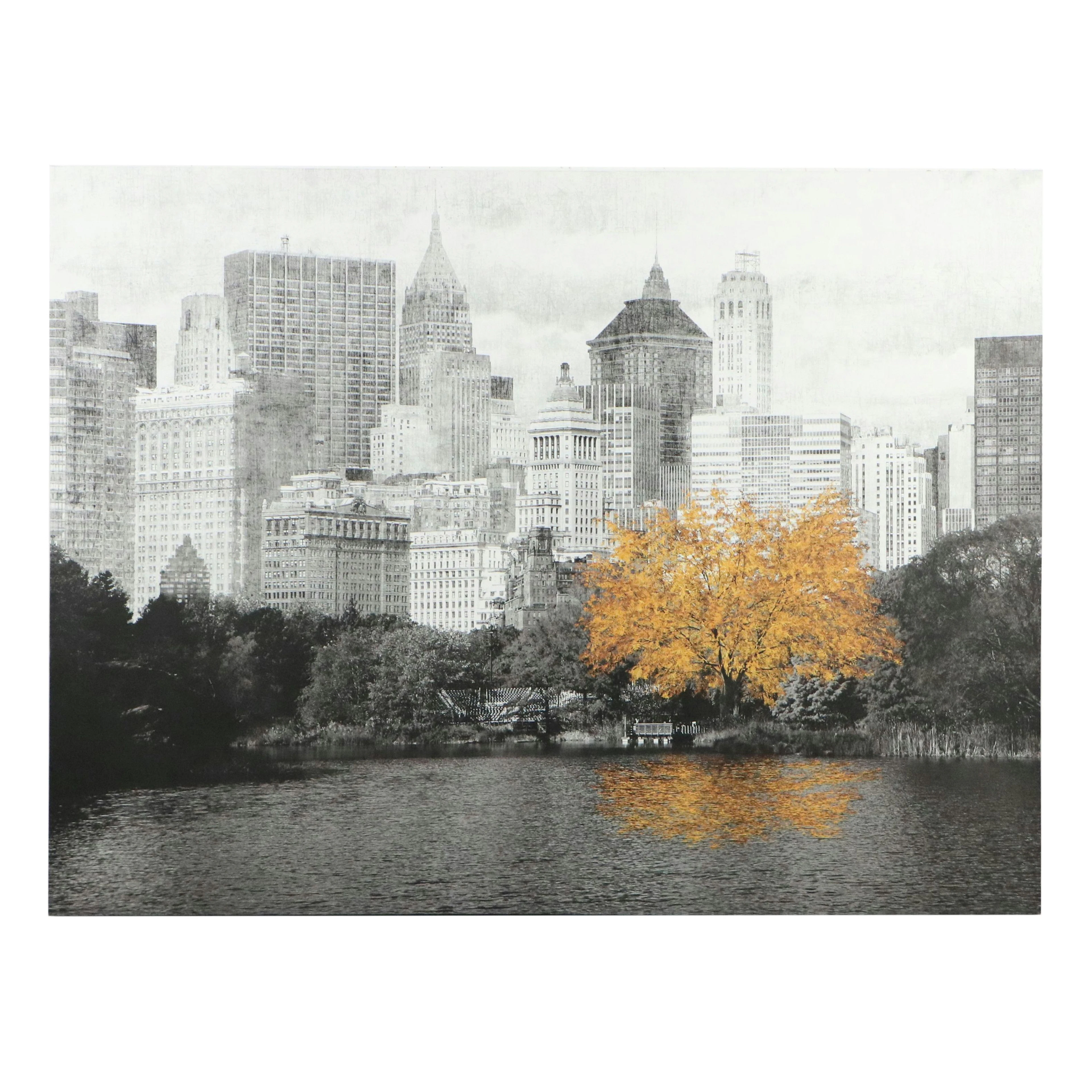 Digital Print of Cityscape, 21st Century