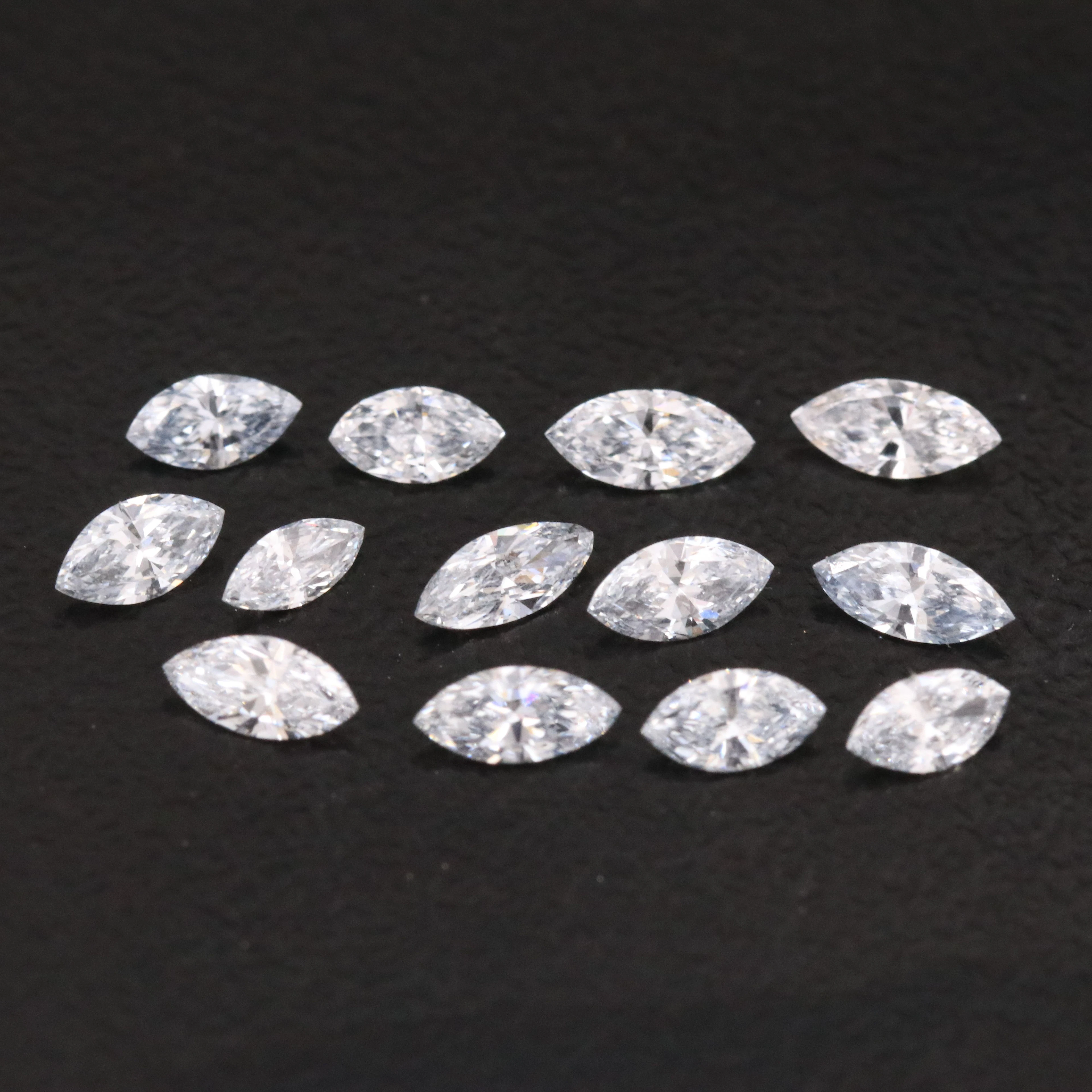 Loose 1.17 CTW Fancy Blue Lab Grown Diamond Melee Lot