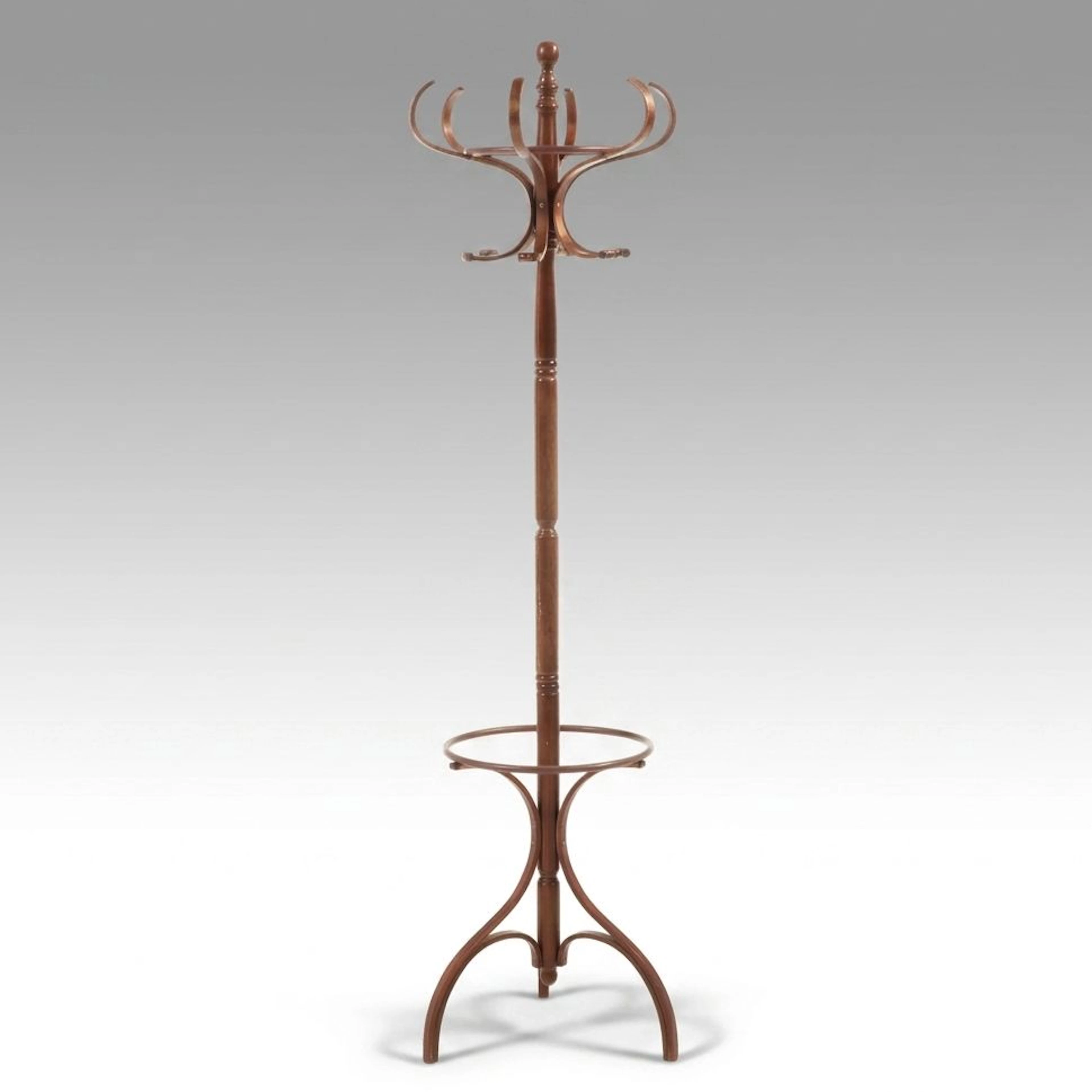 Michael Thonet Style Bentwood Hat and Coat Rack, 20th Century