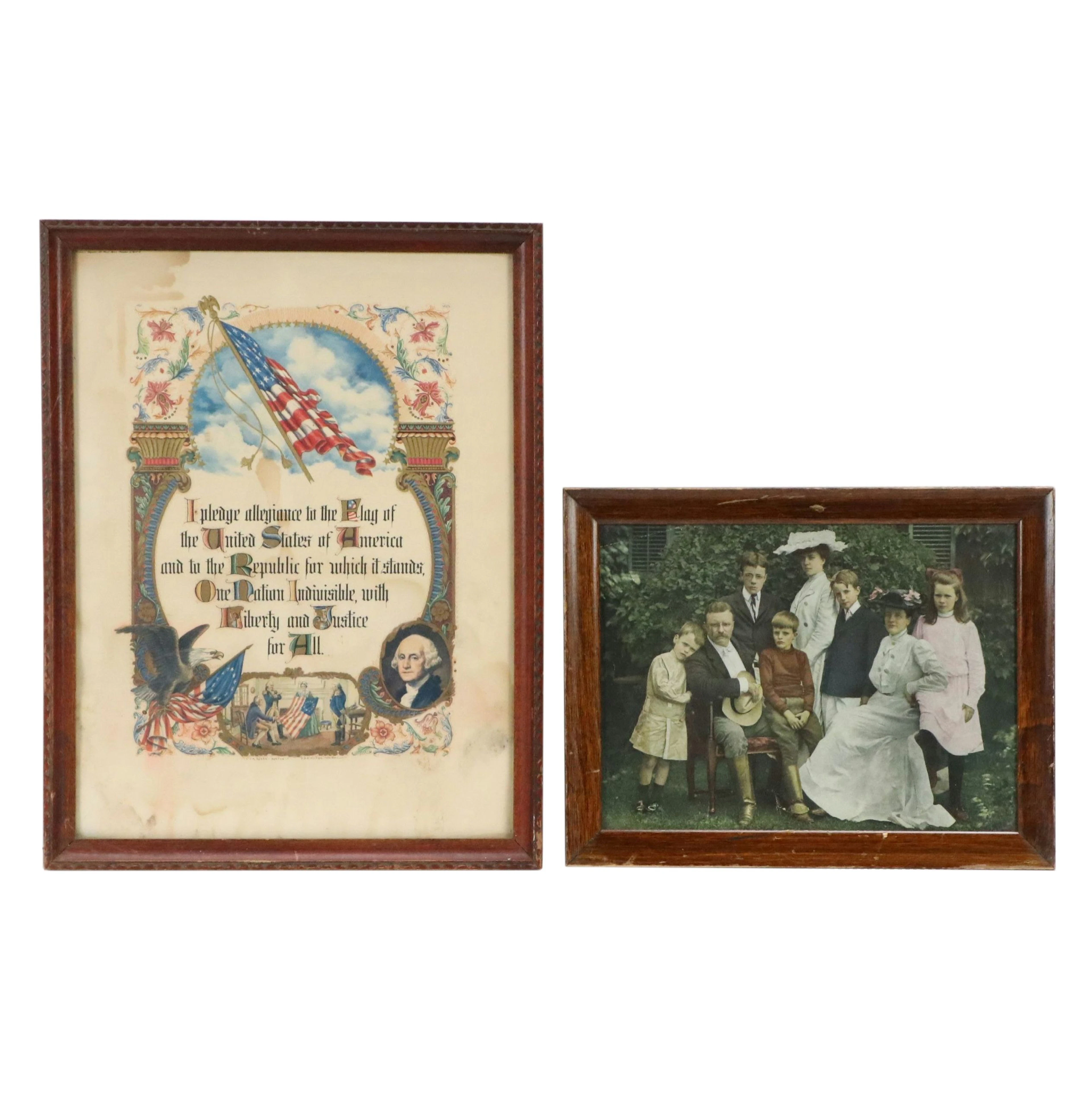 Halftone of President Theodore Roosevelt and His Family and More