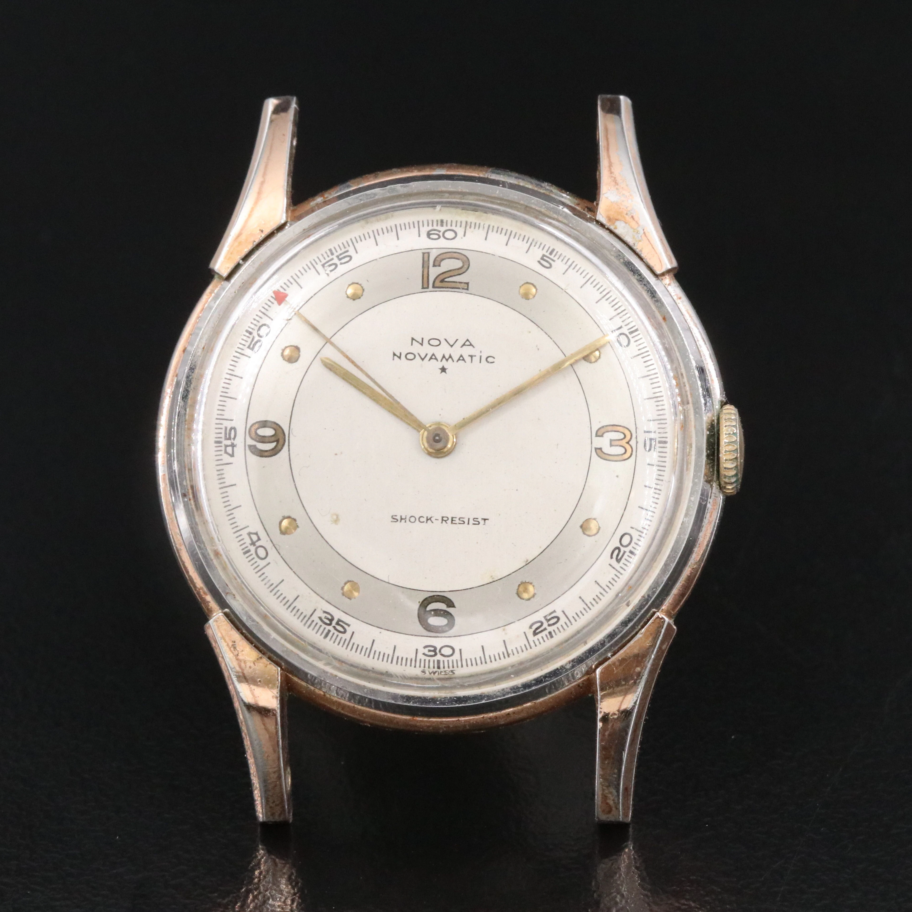 Vintage Nova Novamatic Stainless Steel Watch