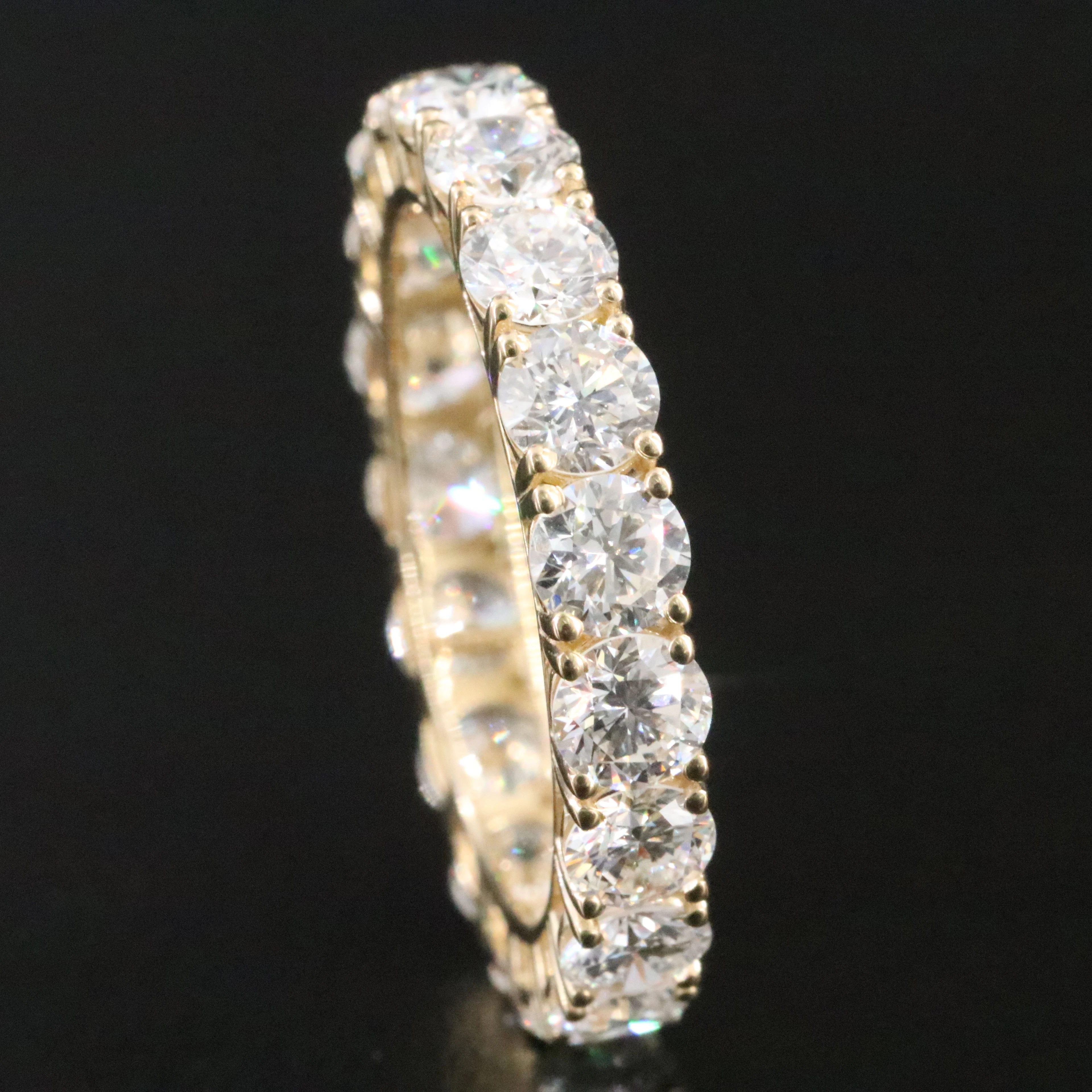 14K 3.40 CTW Lab Grown Diamond Eternity Band