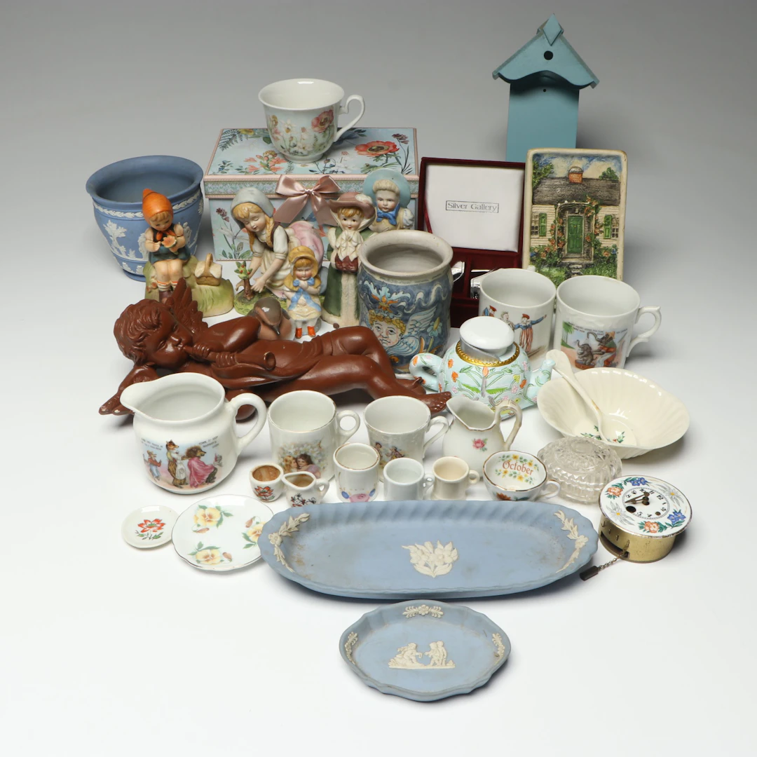 Wedgwood Jasperware with Other Figurines and Decor