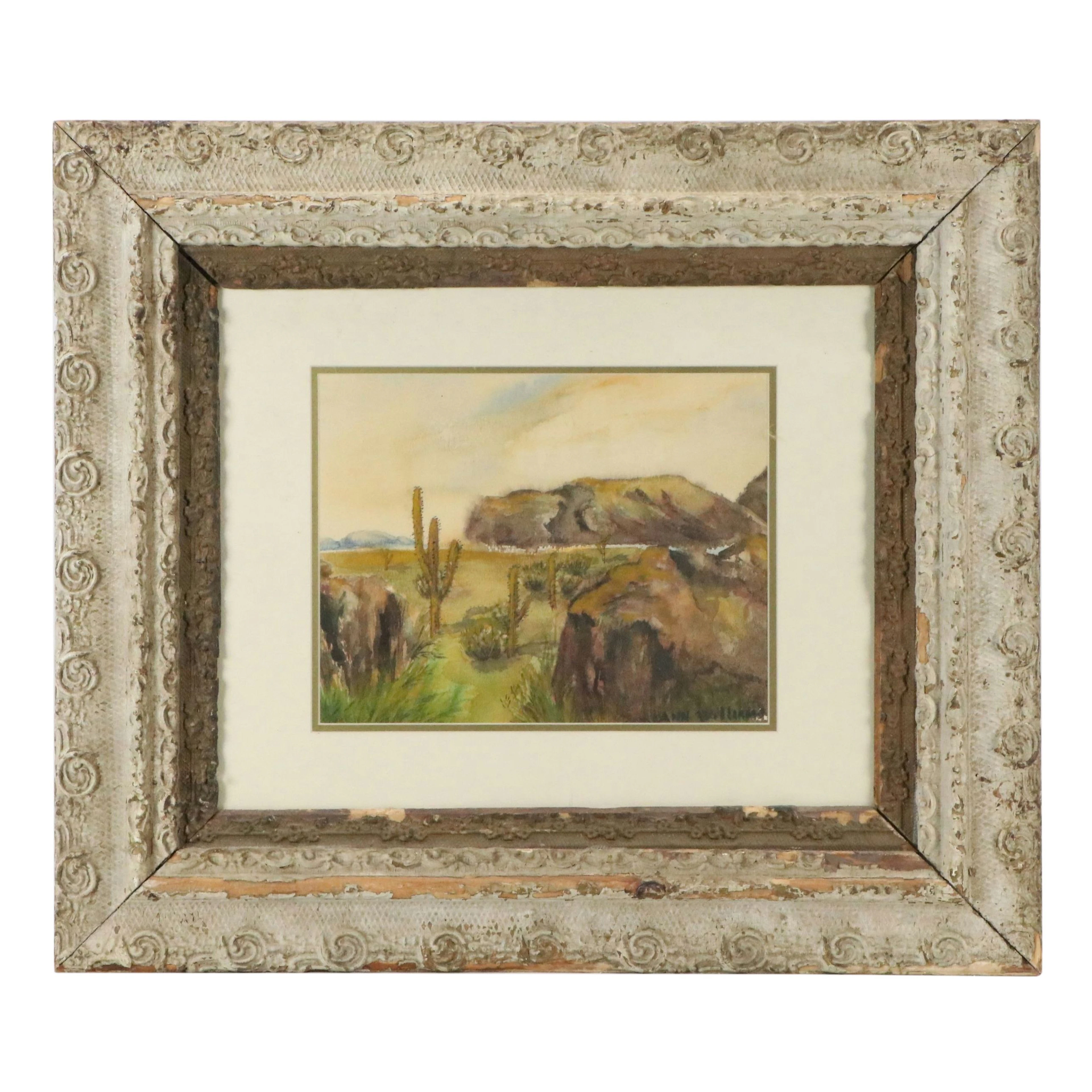 Ann Williams Landscape Watercolor Painting "High Desert"