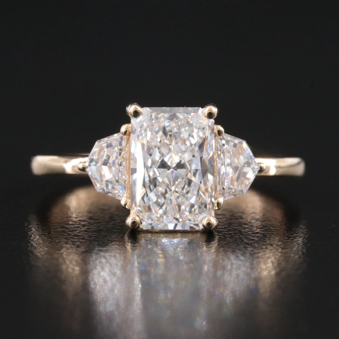 14K 2.00 CTW Lab Grown Diamond Ring with IGI Report