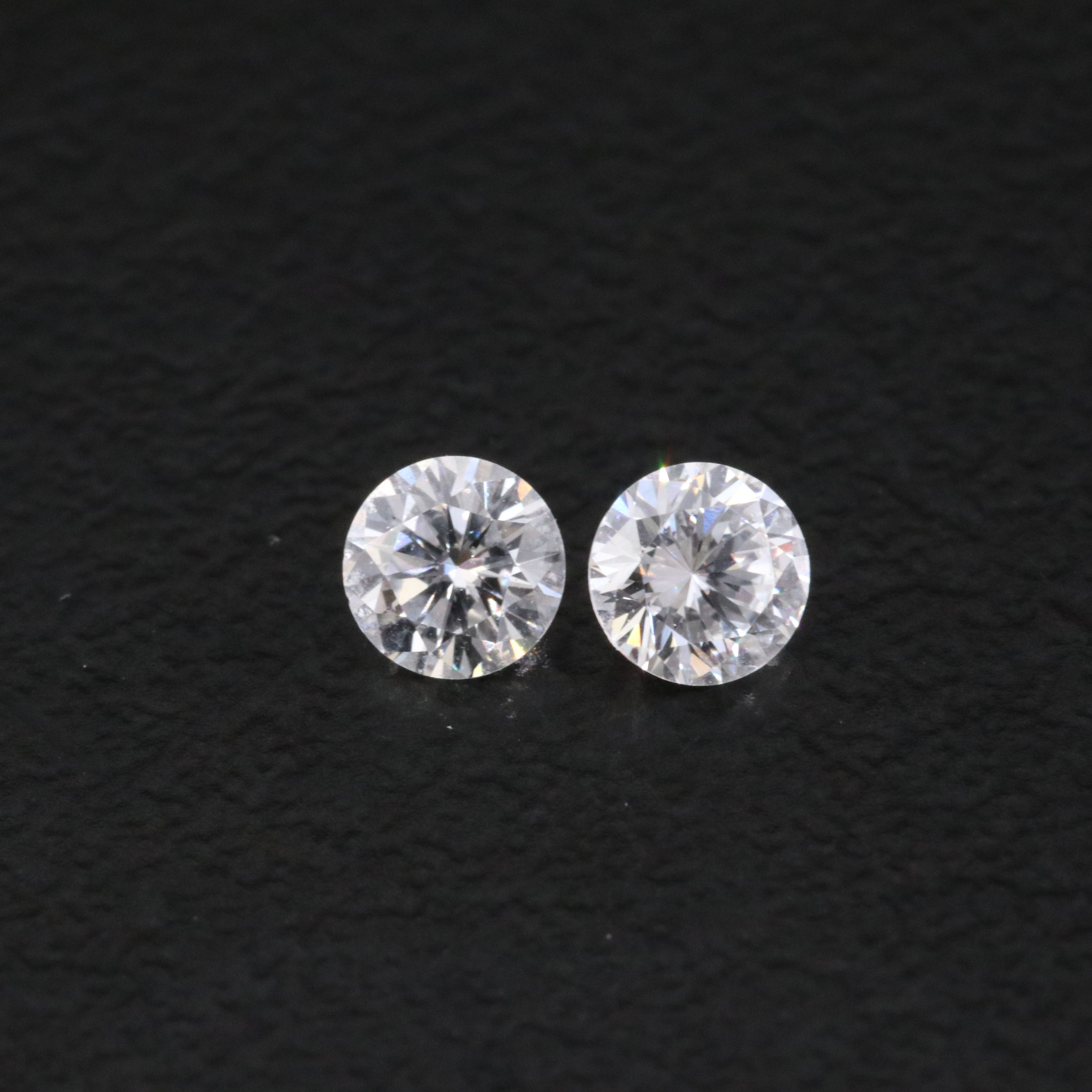 Loose 0.30 CTW Lab Grown Diamond Matched Pair