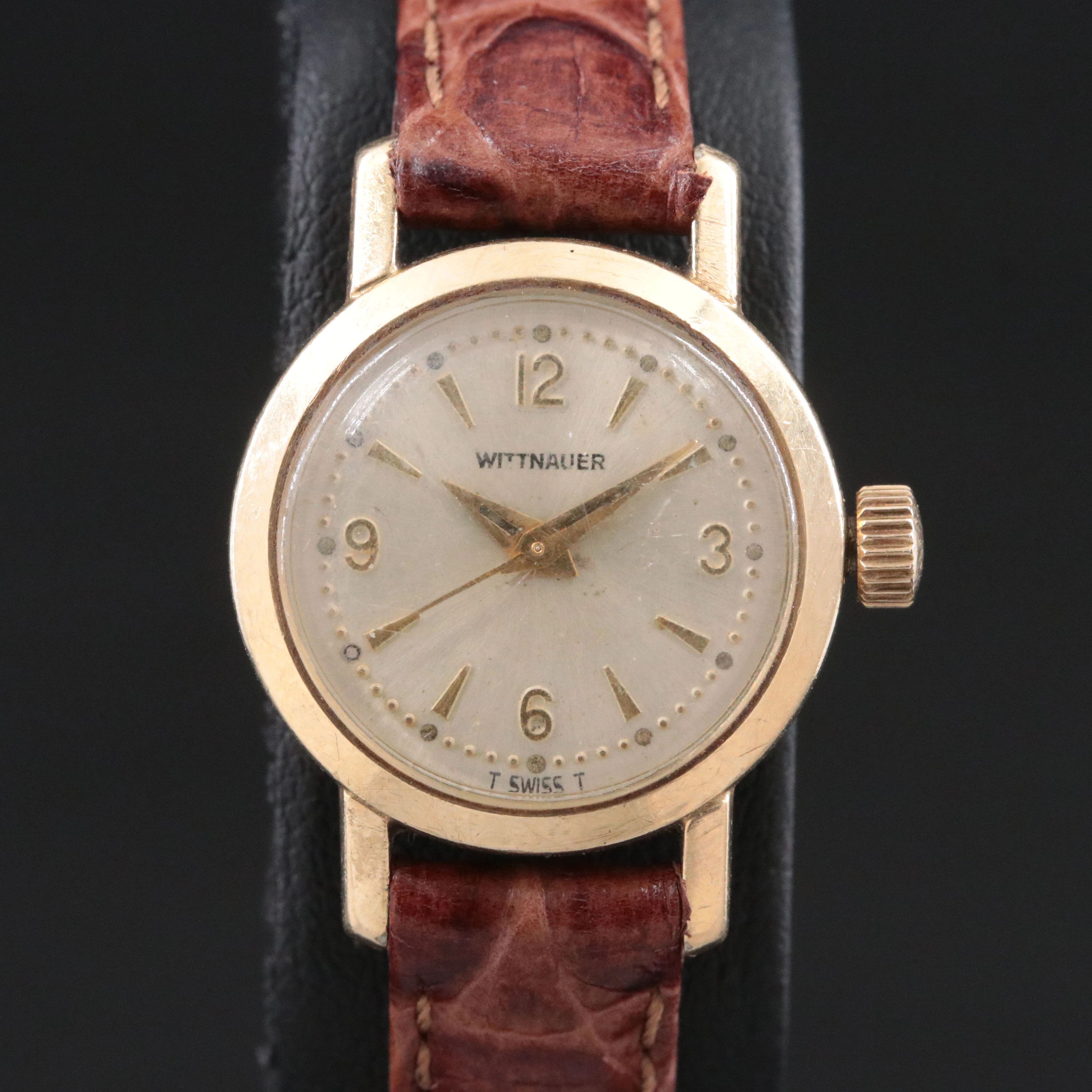 Wittnauer Gold-Tone Vintage Mechanical Dress Watch