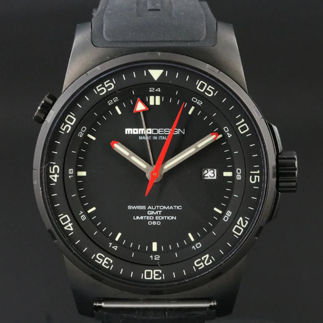 Momo Design GMT Pilot Titanium Swiss Automatic Watch