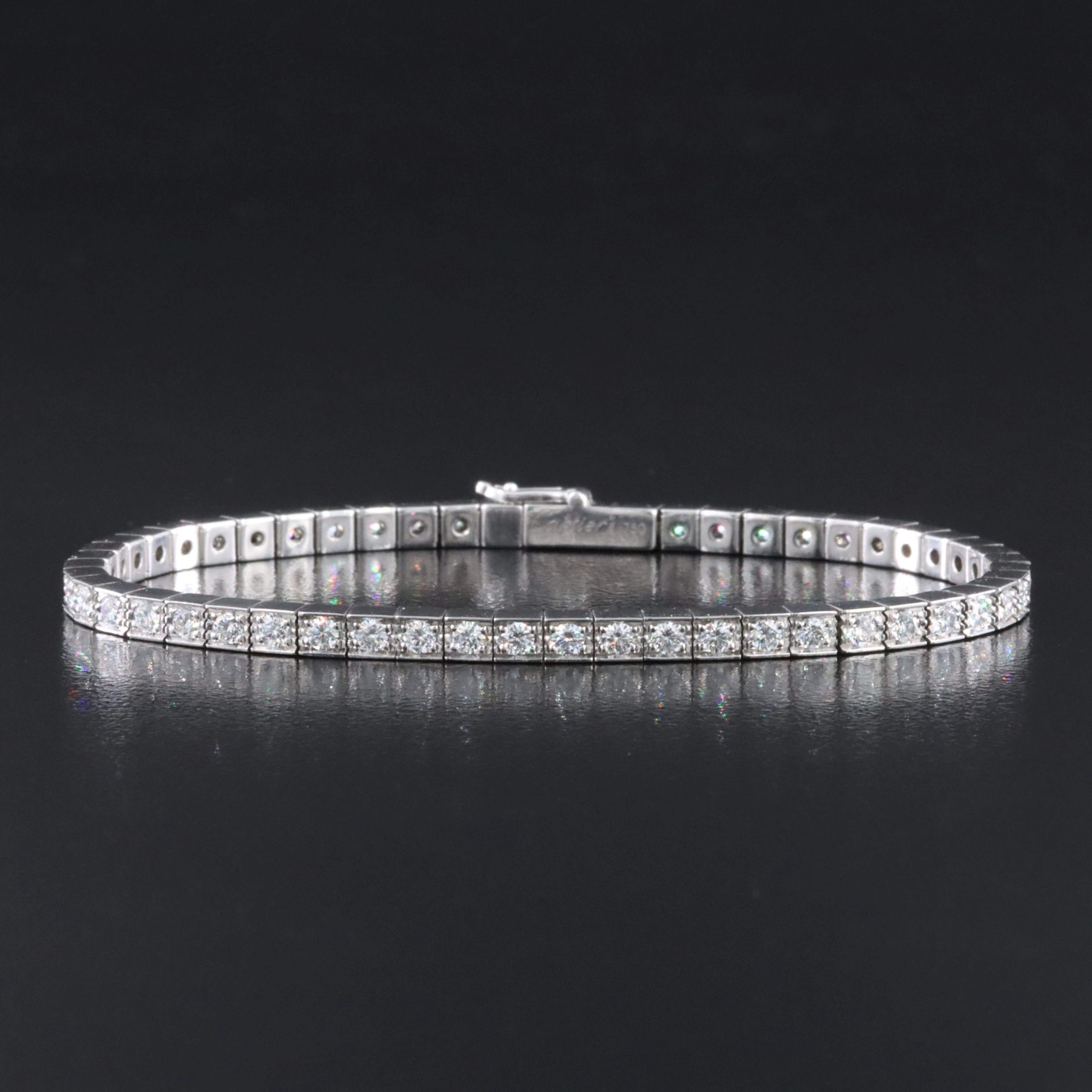 Cartier Lanières 18K 1.59 CTW Diamond Line Bracelet