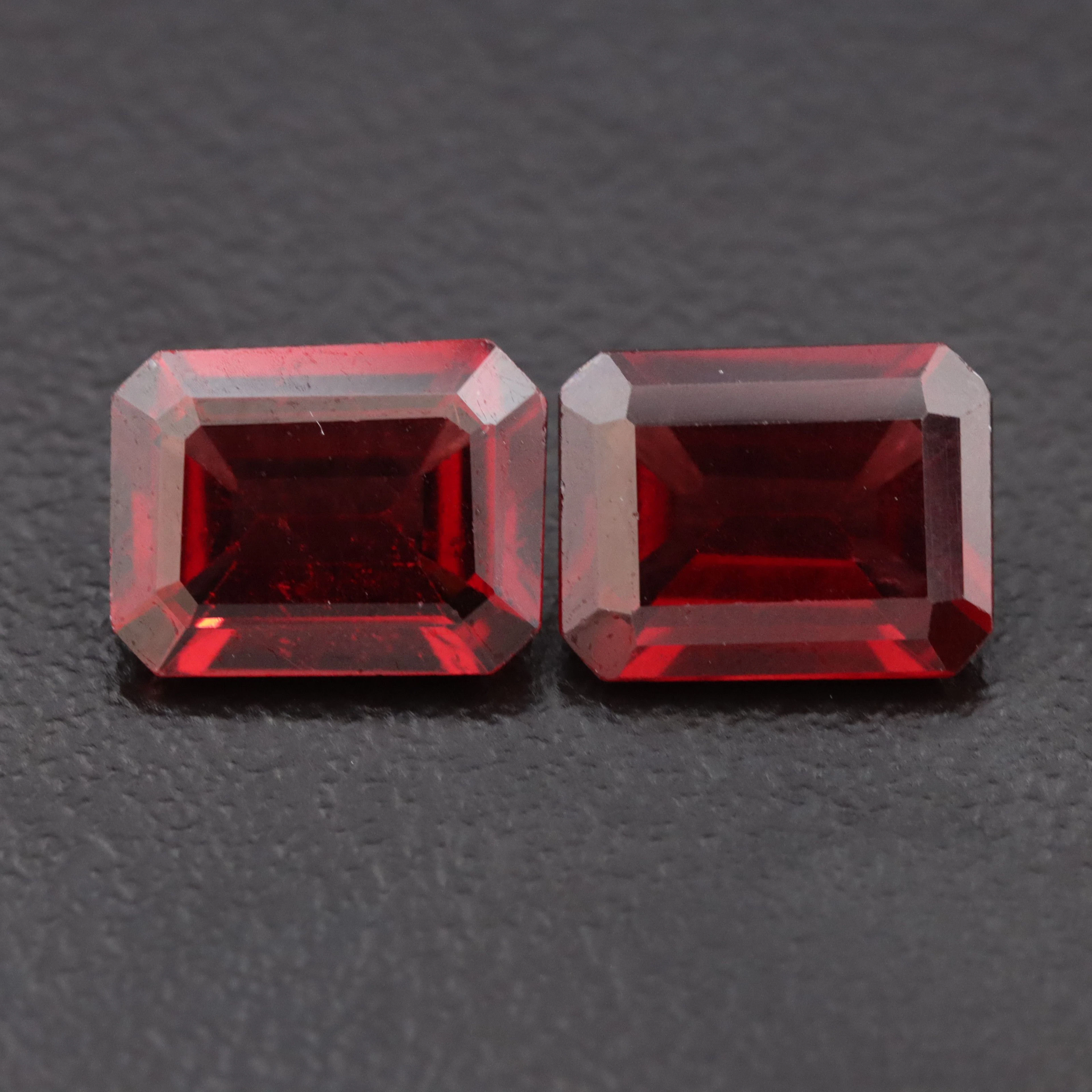 Loose 4.59 CTW Garnet Matched Pair