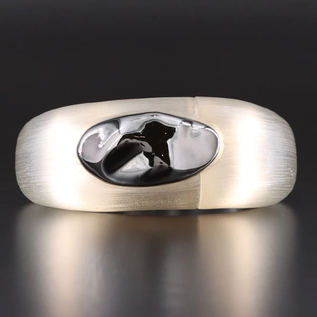 Alexis Bittar Lucite Hinged Bangle Bracelet