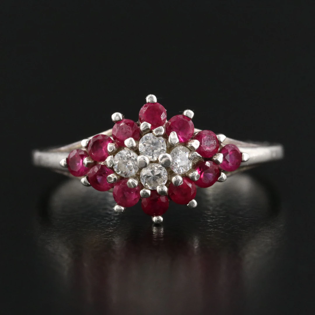 Sterling Ruby and CZ Ring