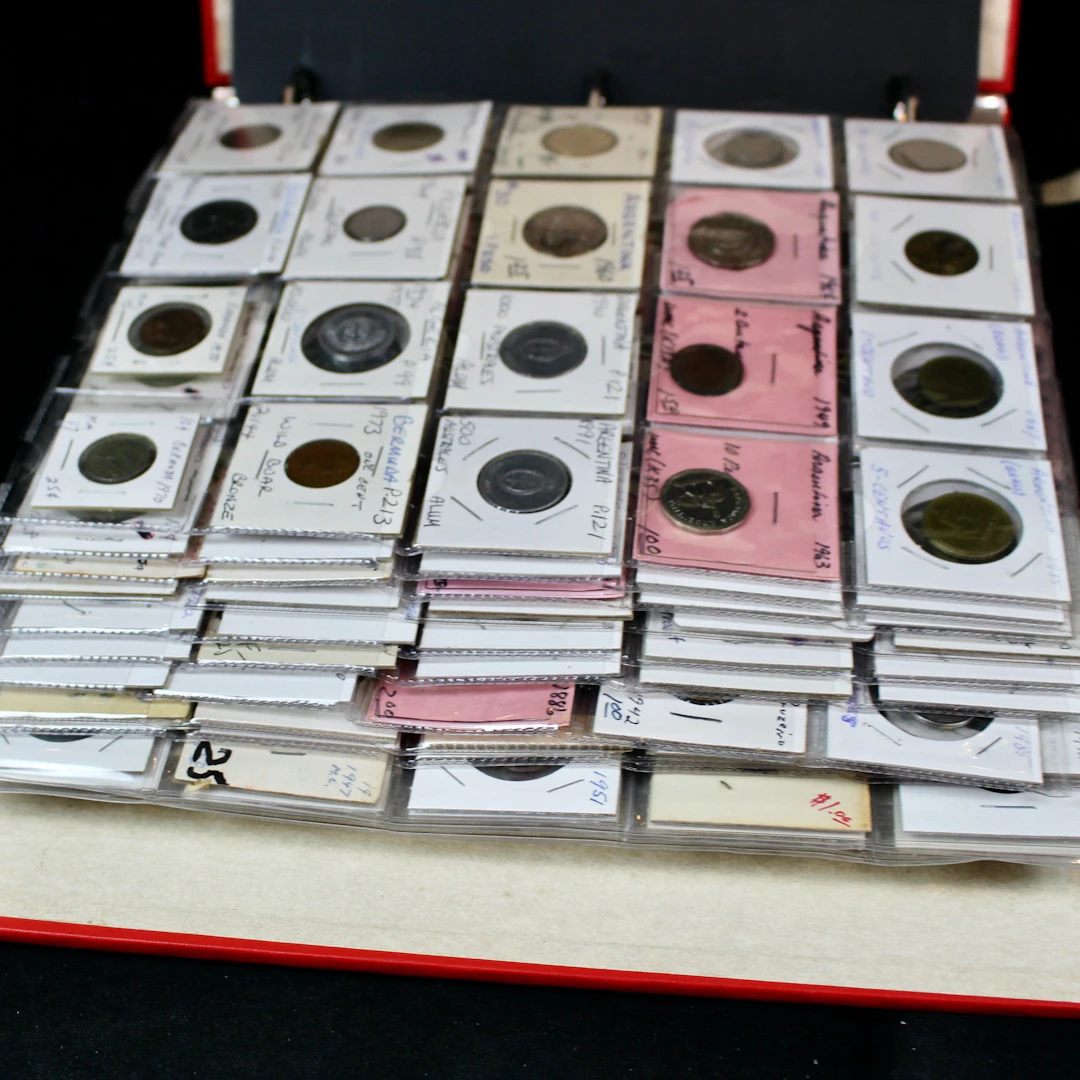 Album of 320 Foreign Coins, Countries A to D