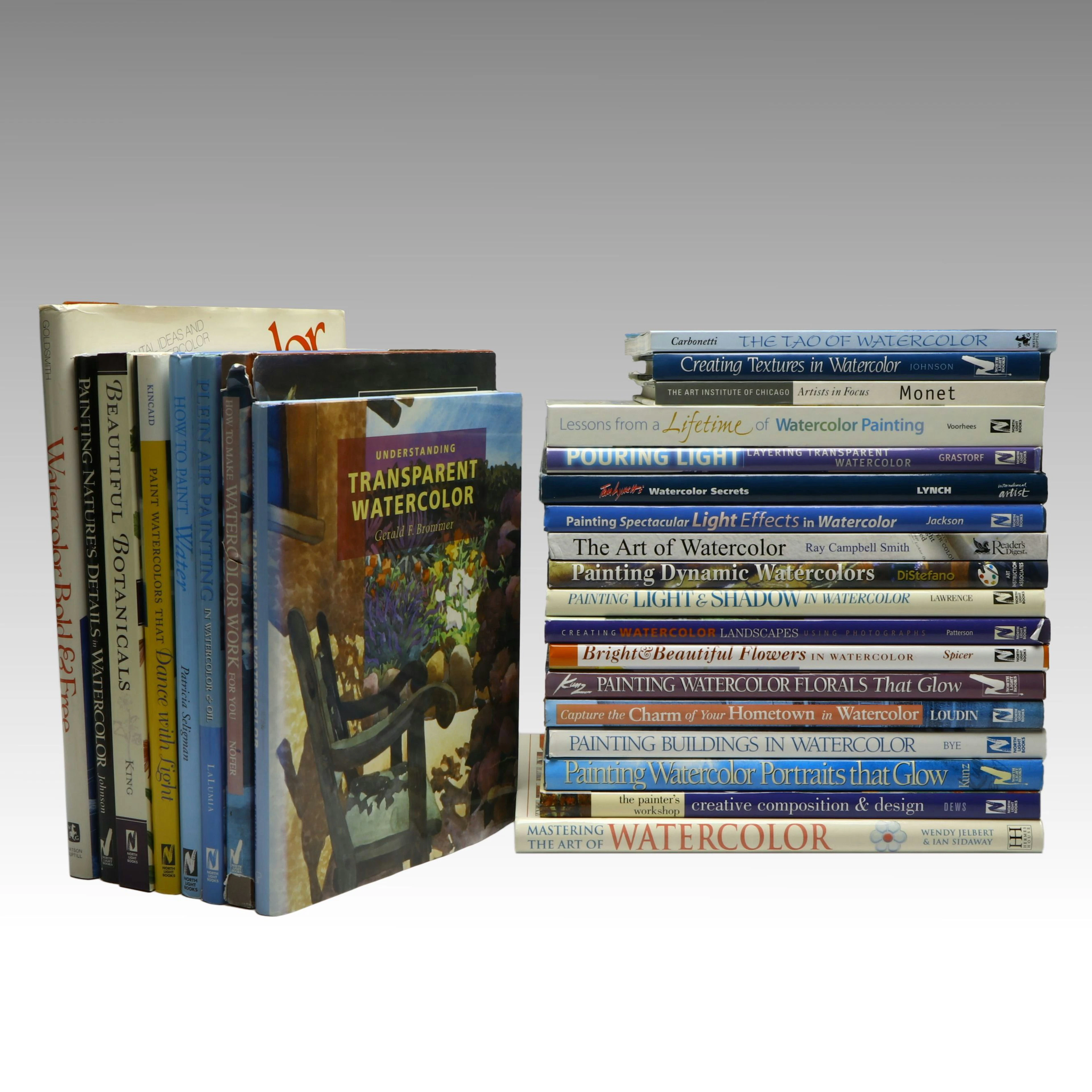 "Monet," "Painting Watercolor Portraits That Glow," and More Watercolor Books