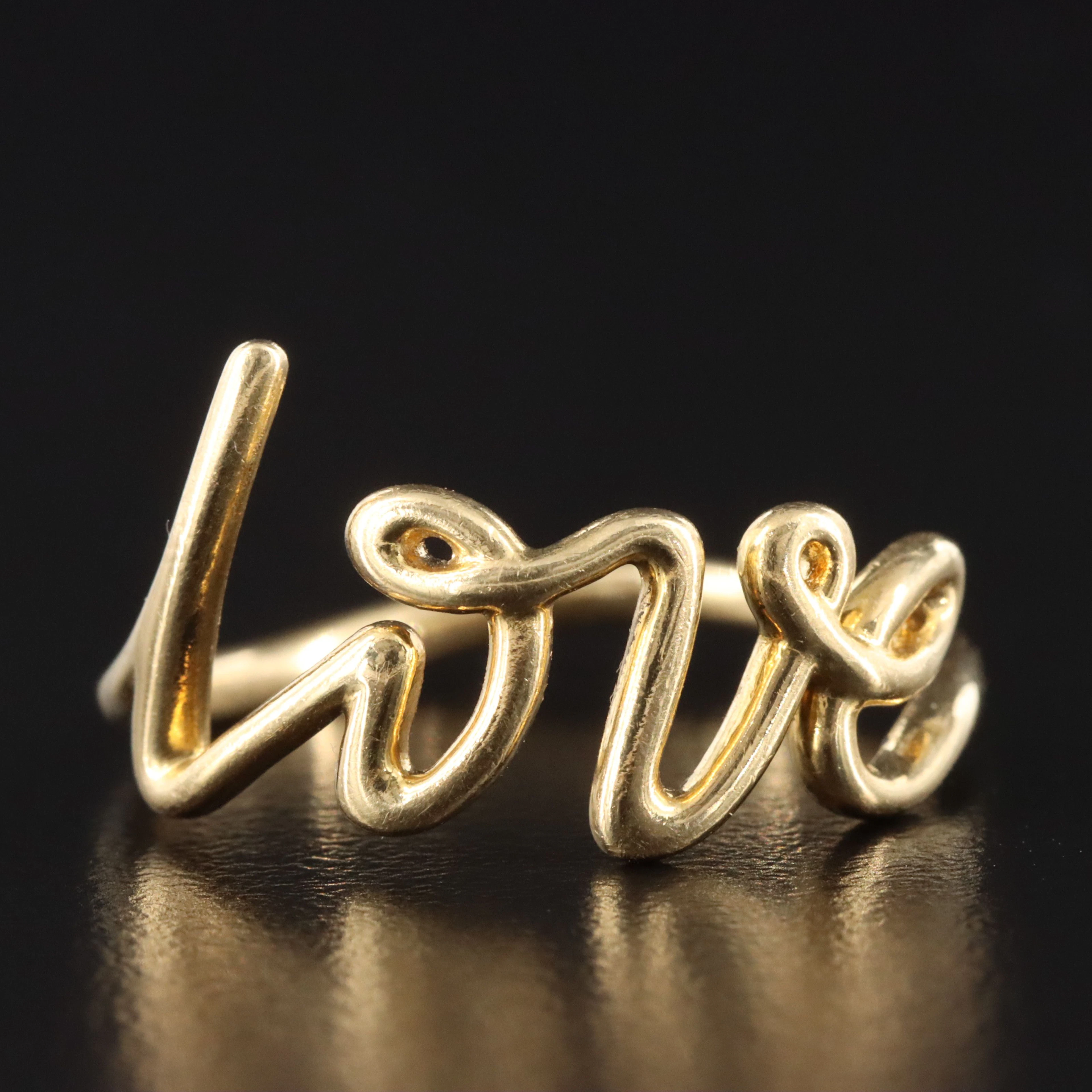 Paloma Picasso for Tiffany & Co. Paloma's Graffiti 18K Love Ring