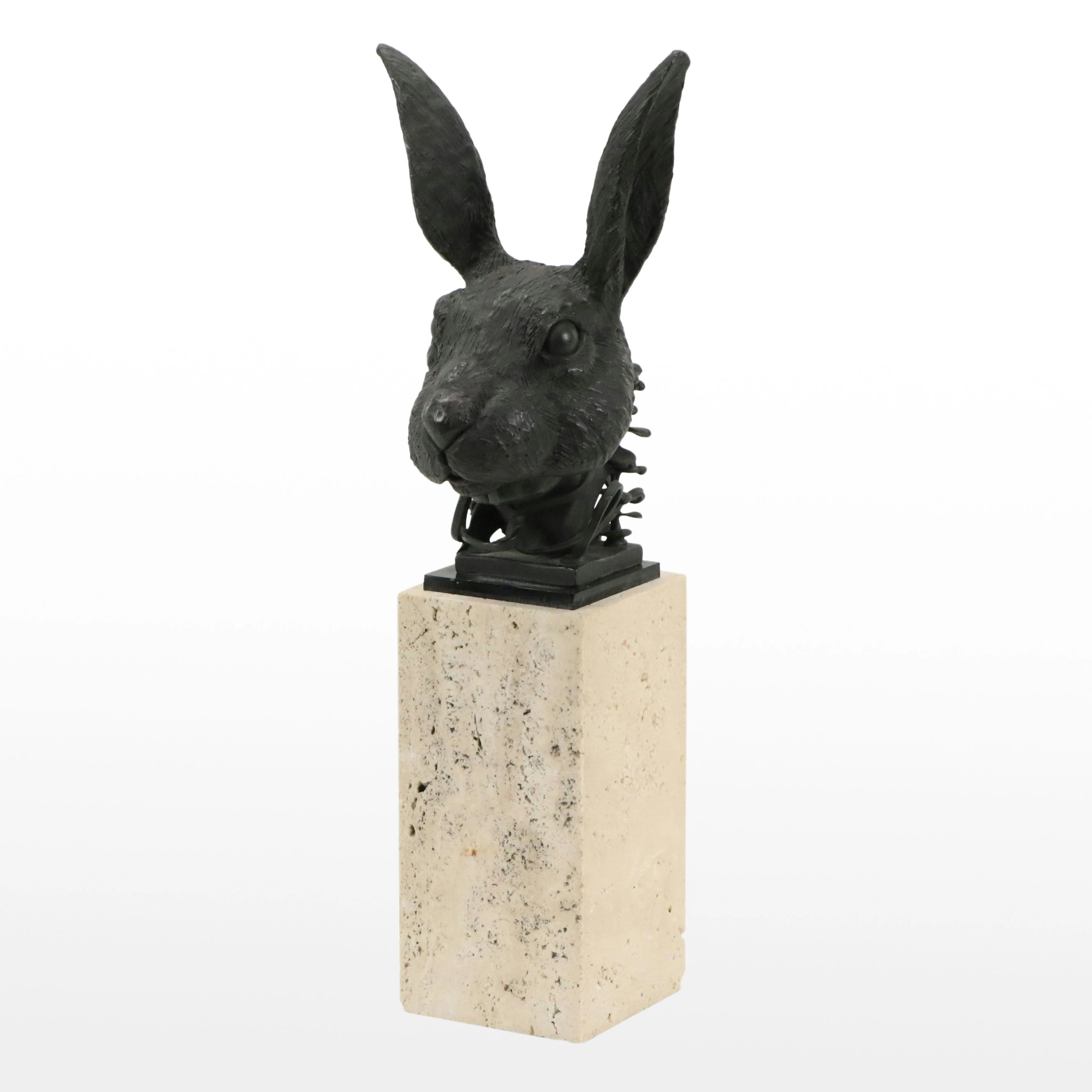 After Ted Gall Bronze Articulated Bust "The Alice in Wonderland"