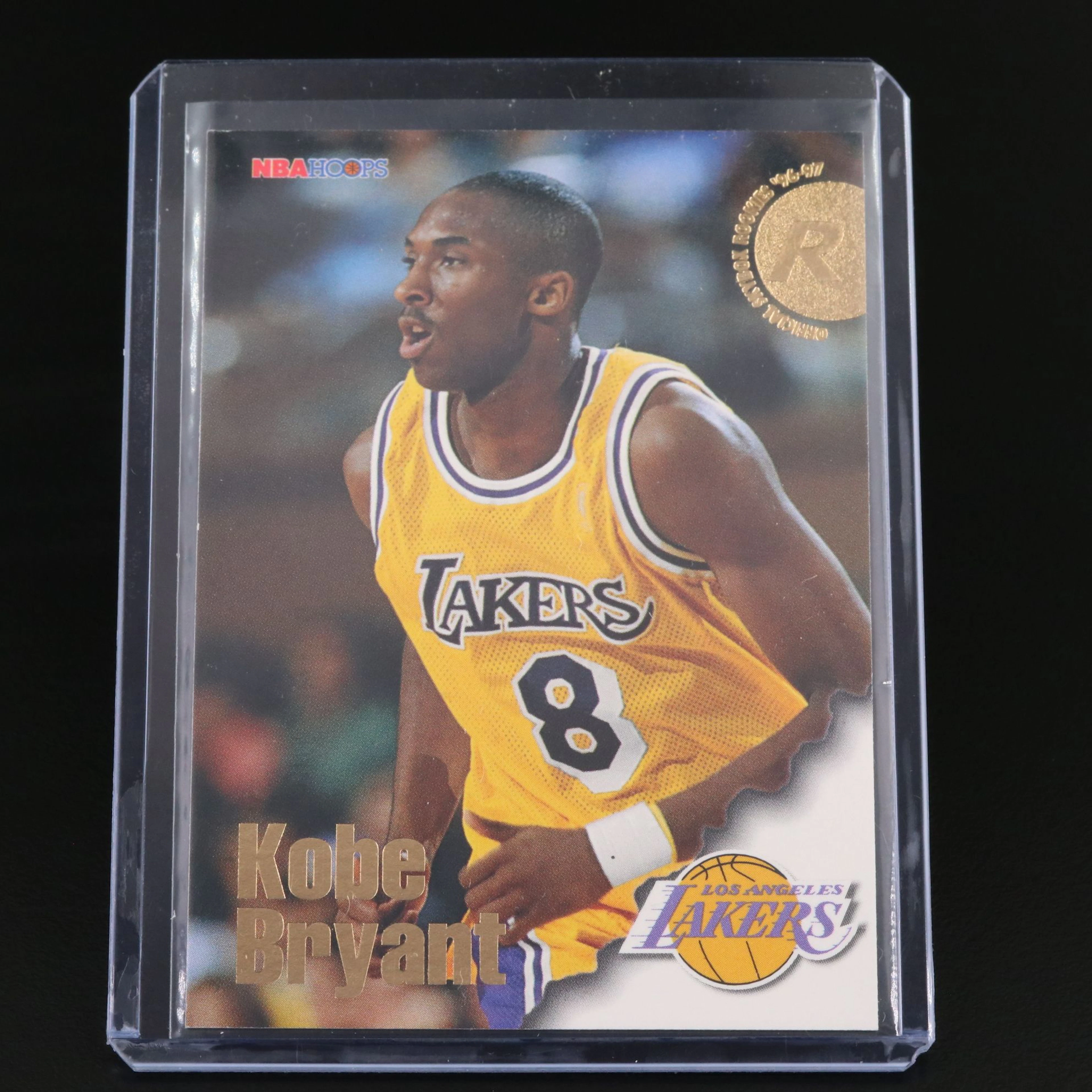 1996-97 NBA Hoops Kobe Bryant Los Angeles Lakers Rookie Card