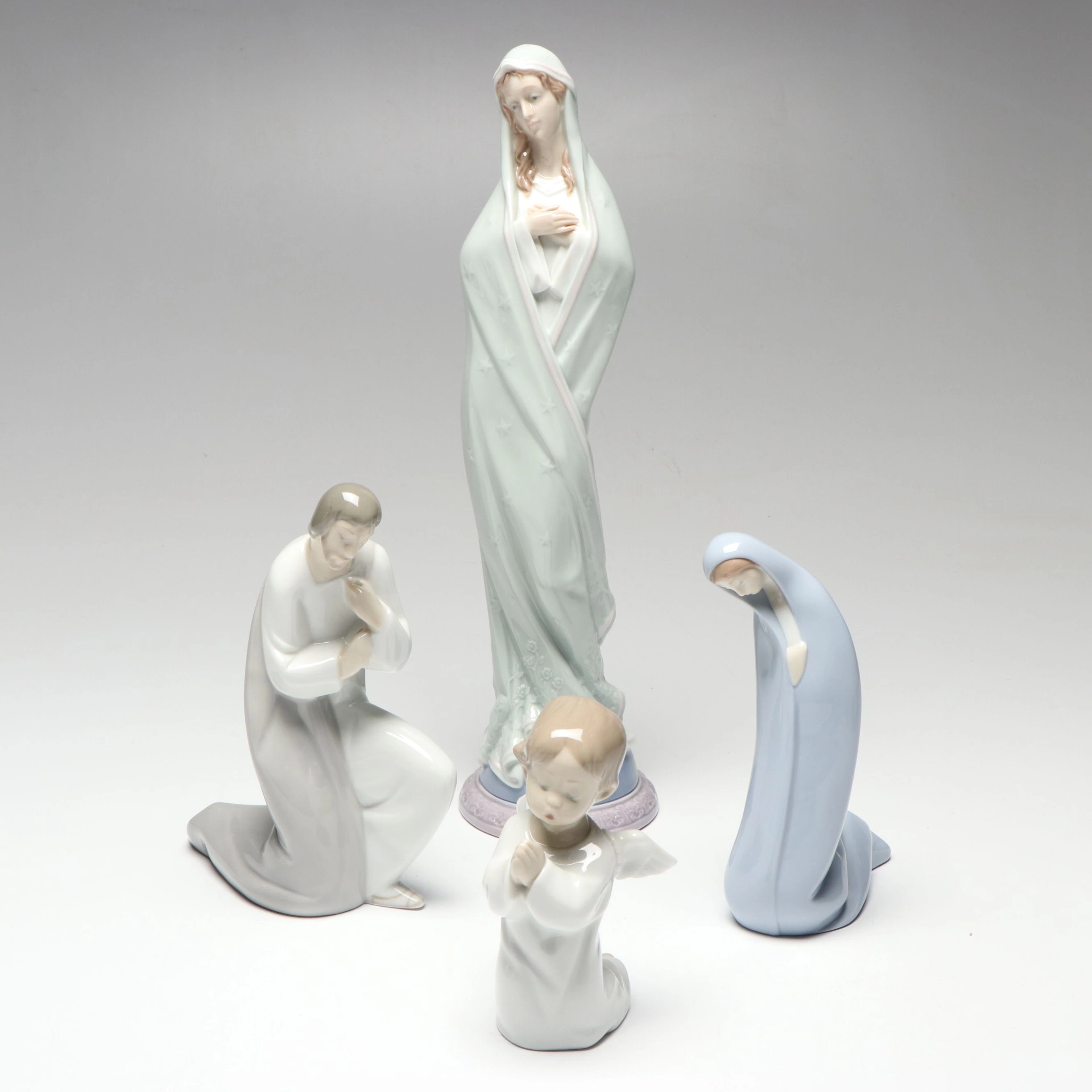 Lladró "Sweet Mary", "Madonna" and More Spanish Porcelain Figurines