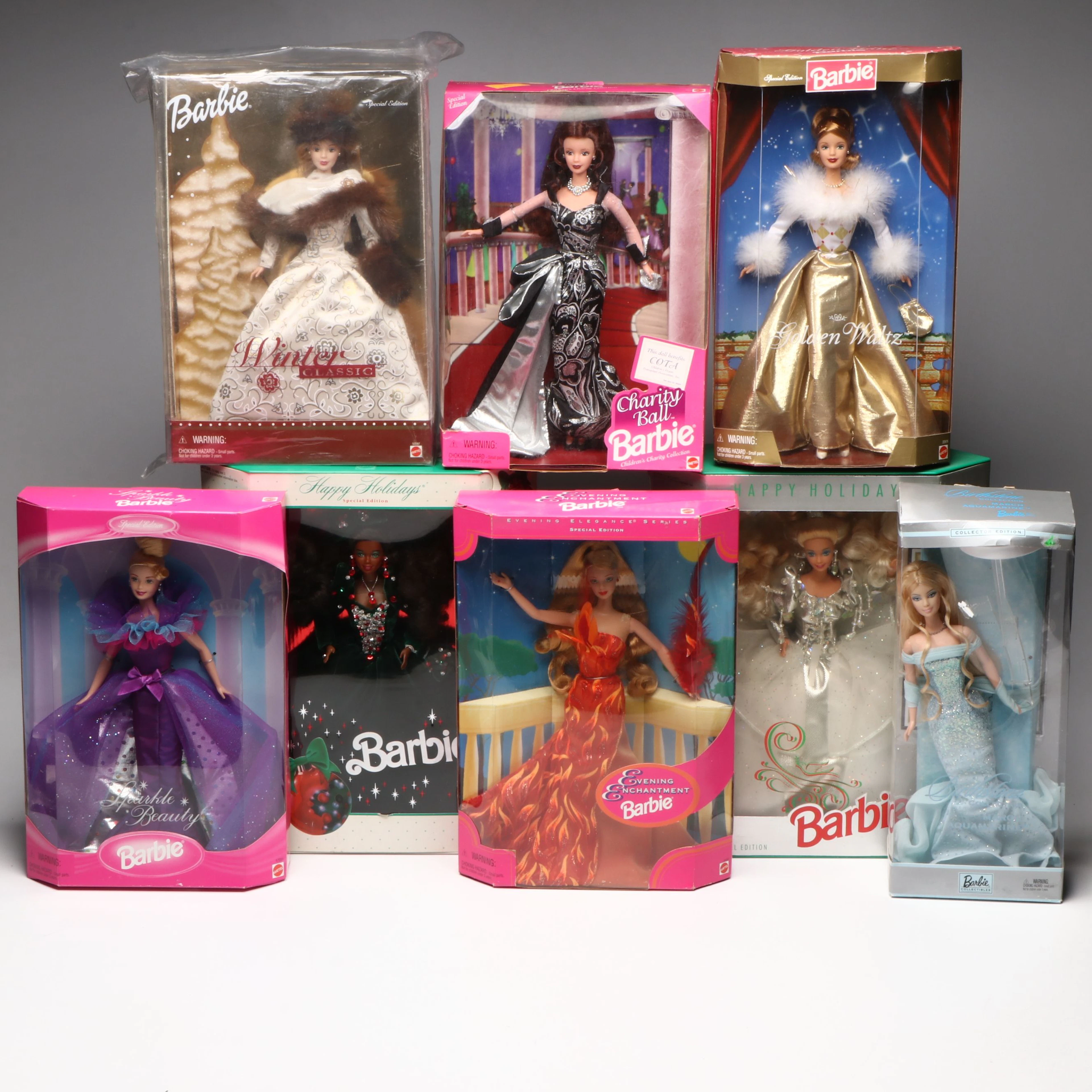 Barbie "Evening Enchantment", "Winter Classic", "Aquamarine" and More Dolls