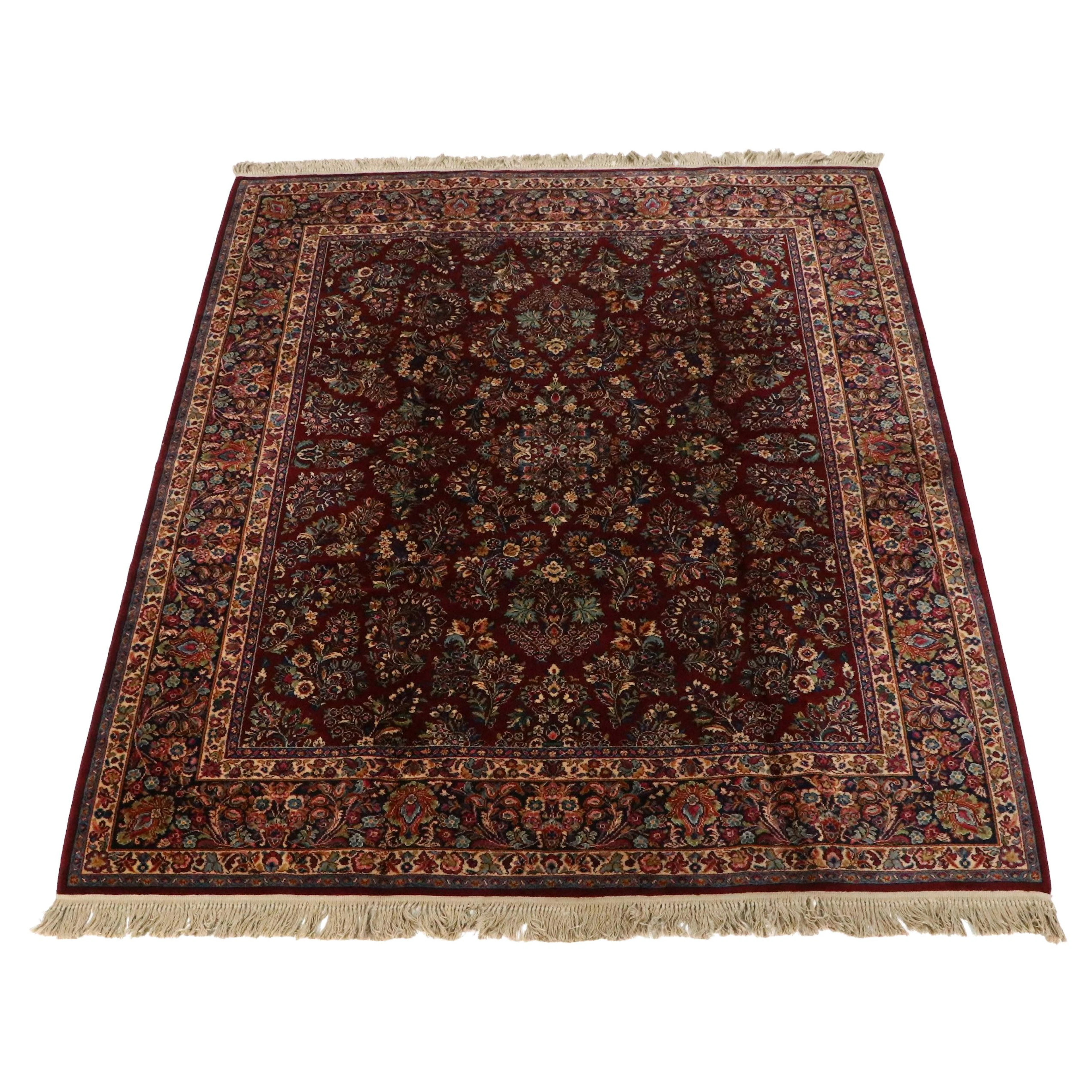 8'8 x 11'3 Machine Made Karastan "Red Sarouk" Area Rug