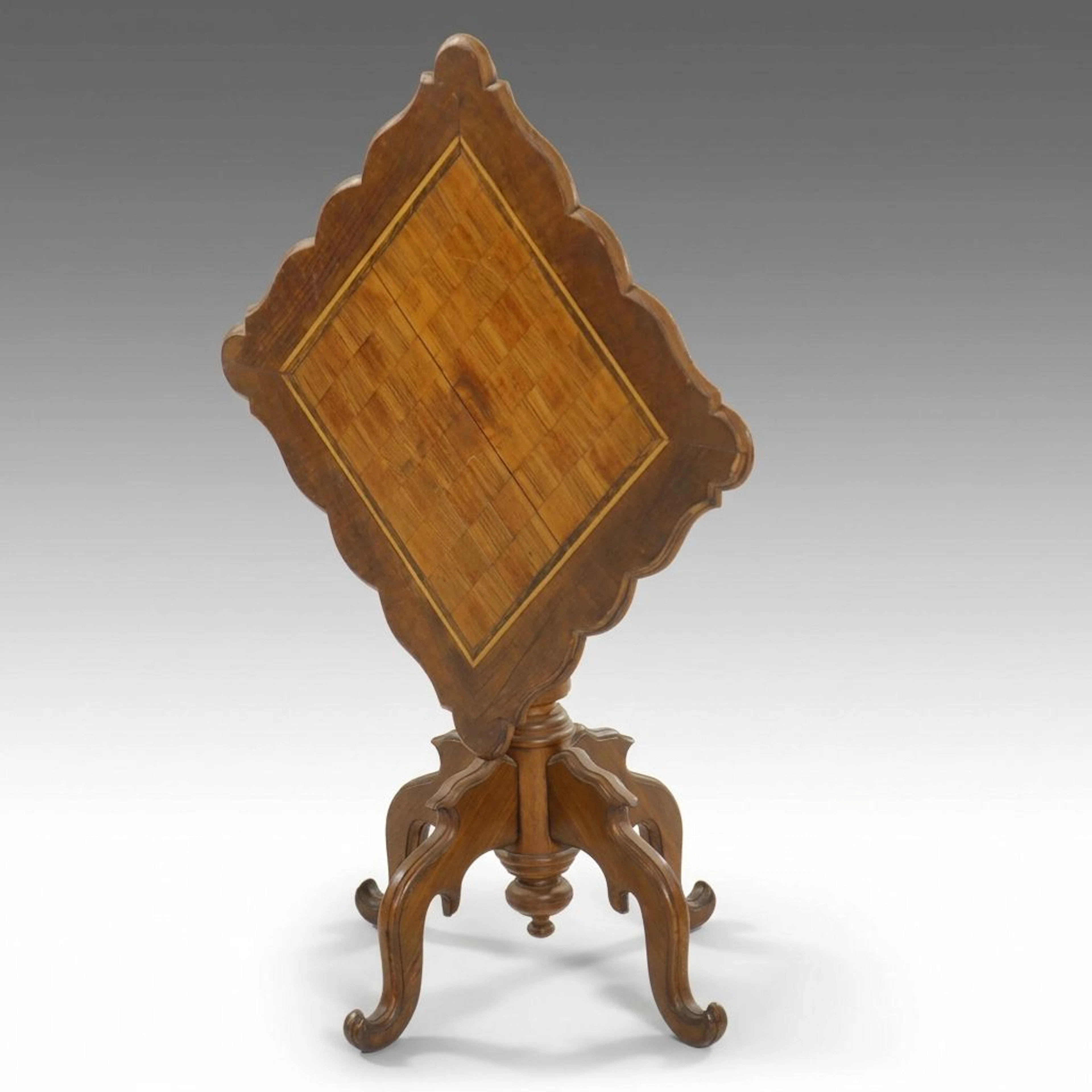 Victorian Tilt-Top Games Table, Late 19th Century