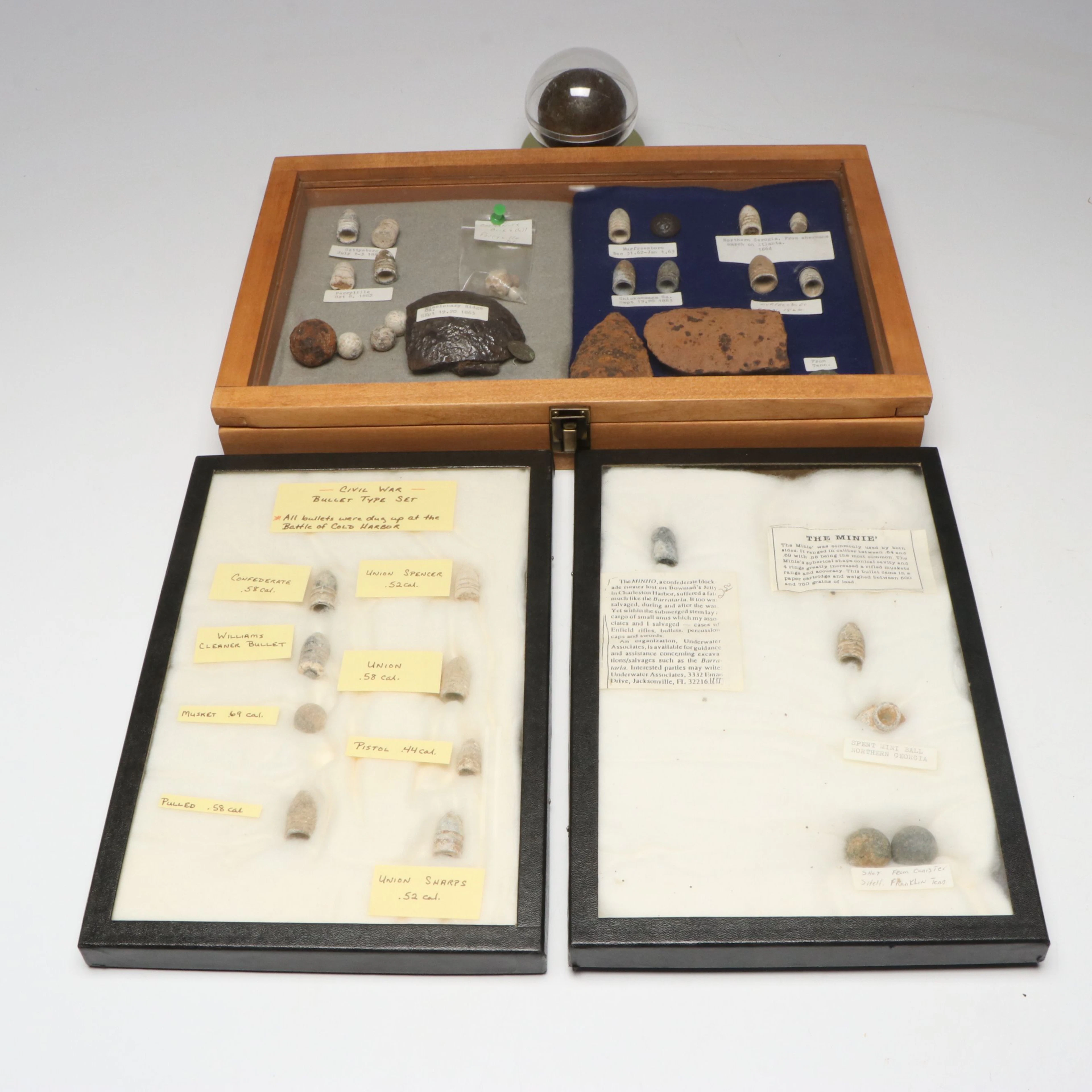 American Civil War Bullets, Shell Fragments and More Collectibles, Mid-19th C.