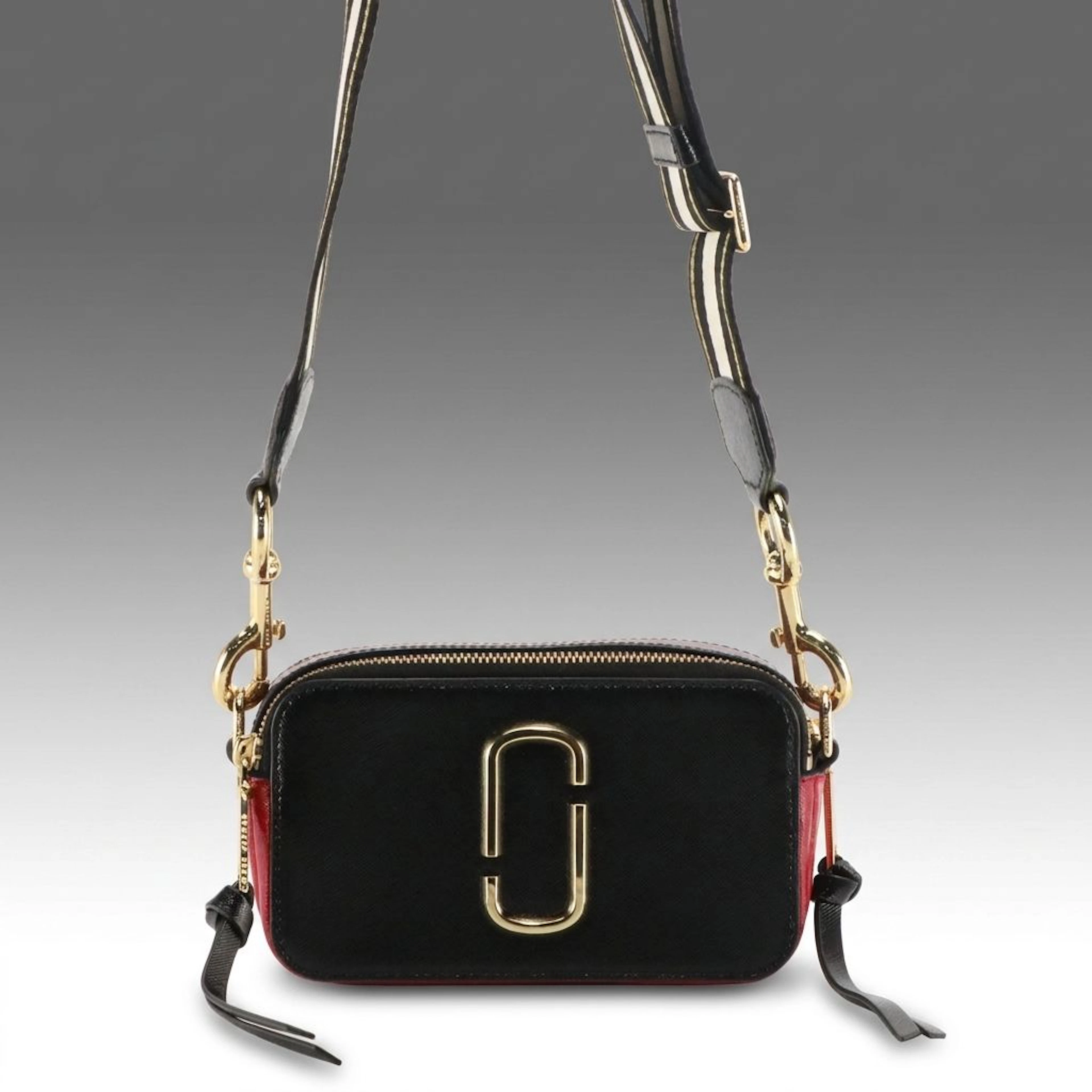 Marc Jacobs The Snapshot Small Camera Bag in Tricolor Saffiano Leather