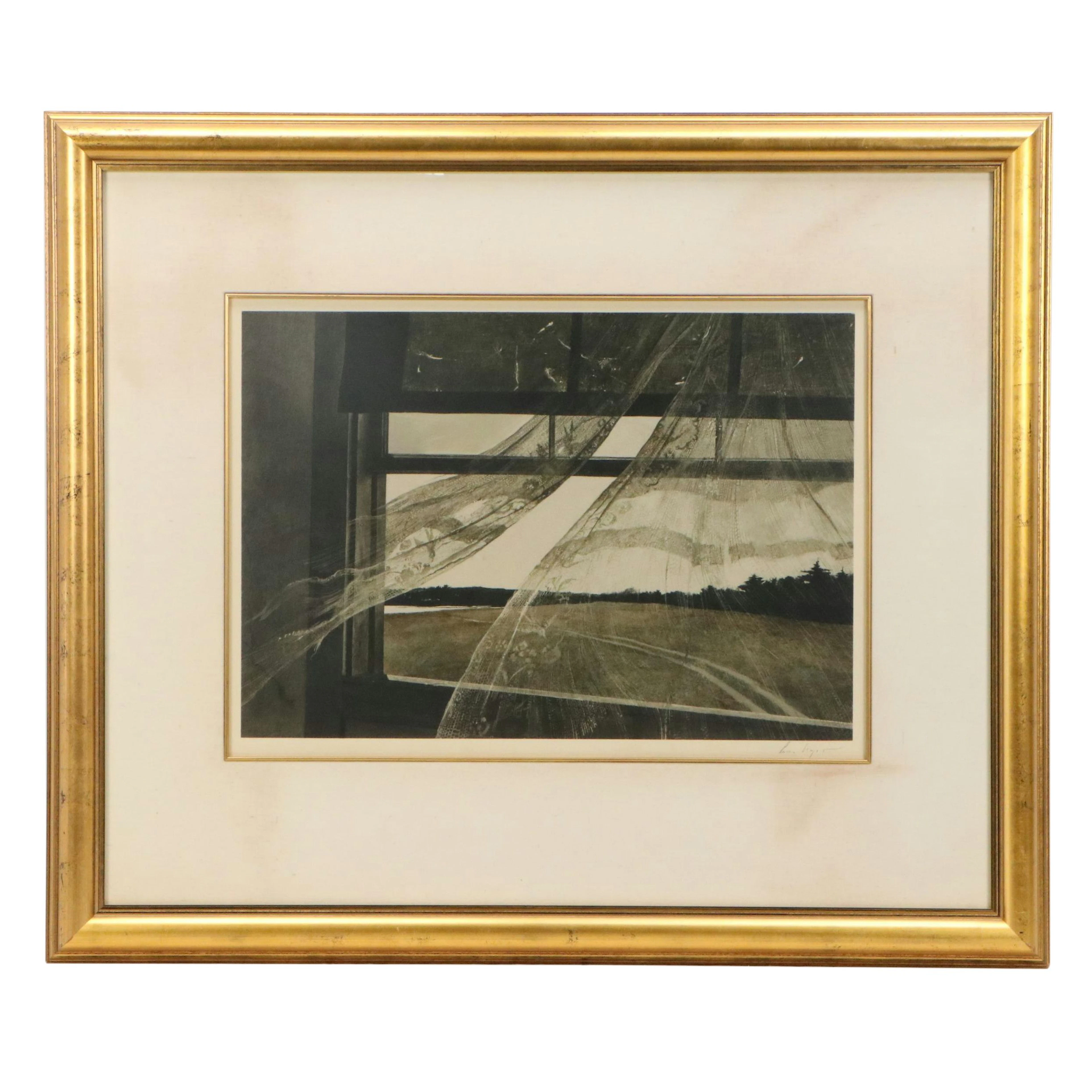 Andrew Newell Wyeth Digital Print "Wind from the Sea," Circa 1947