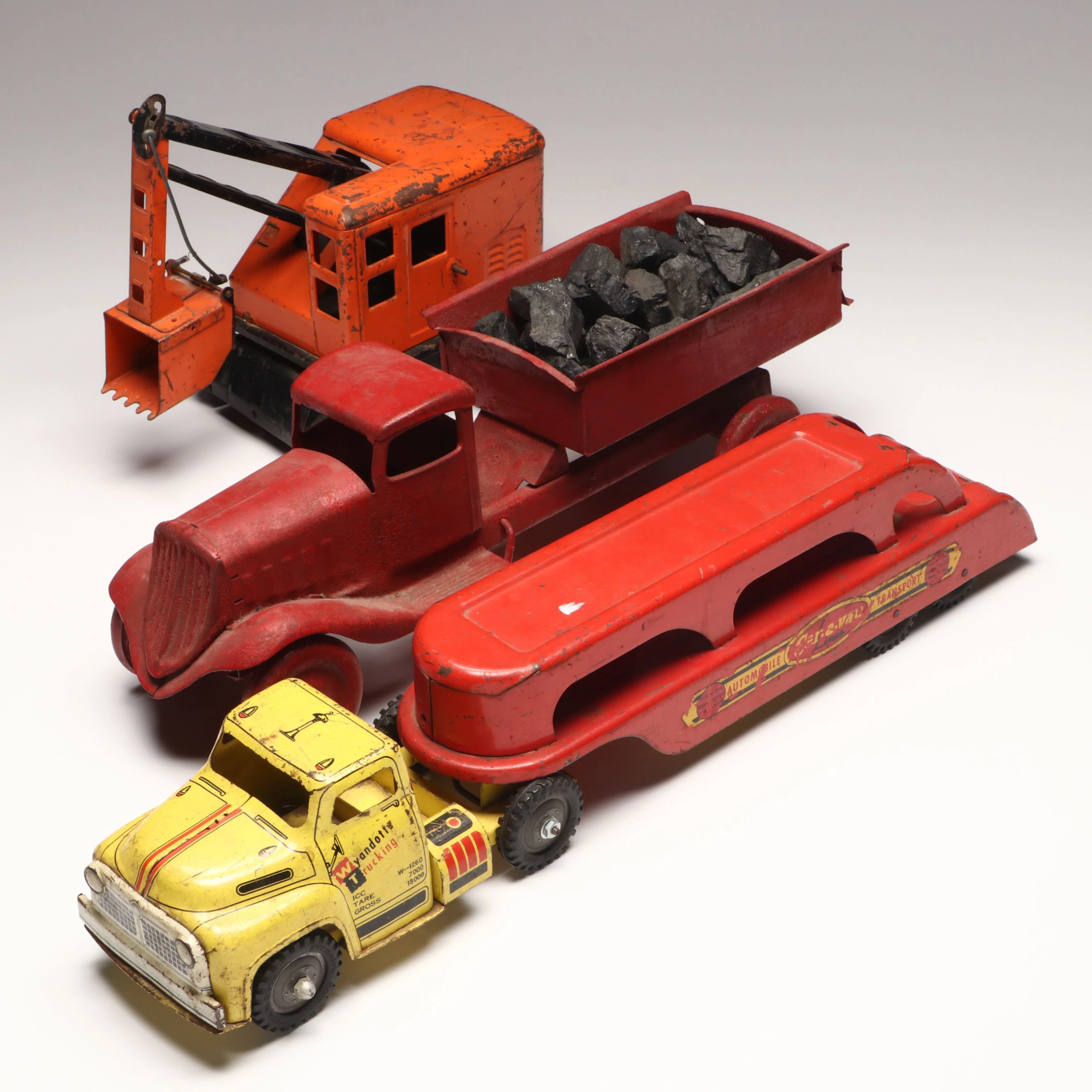 Wyandotte, Marx and Other Vintage Steel Toy Cars and Trucks