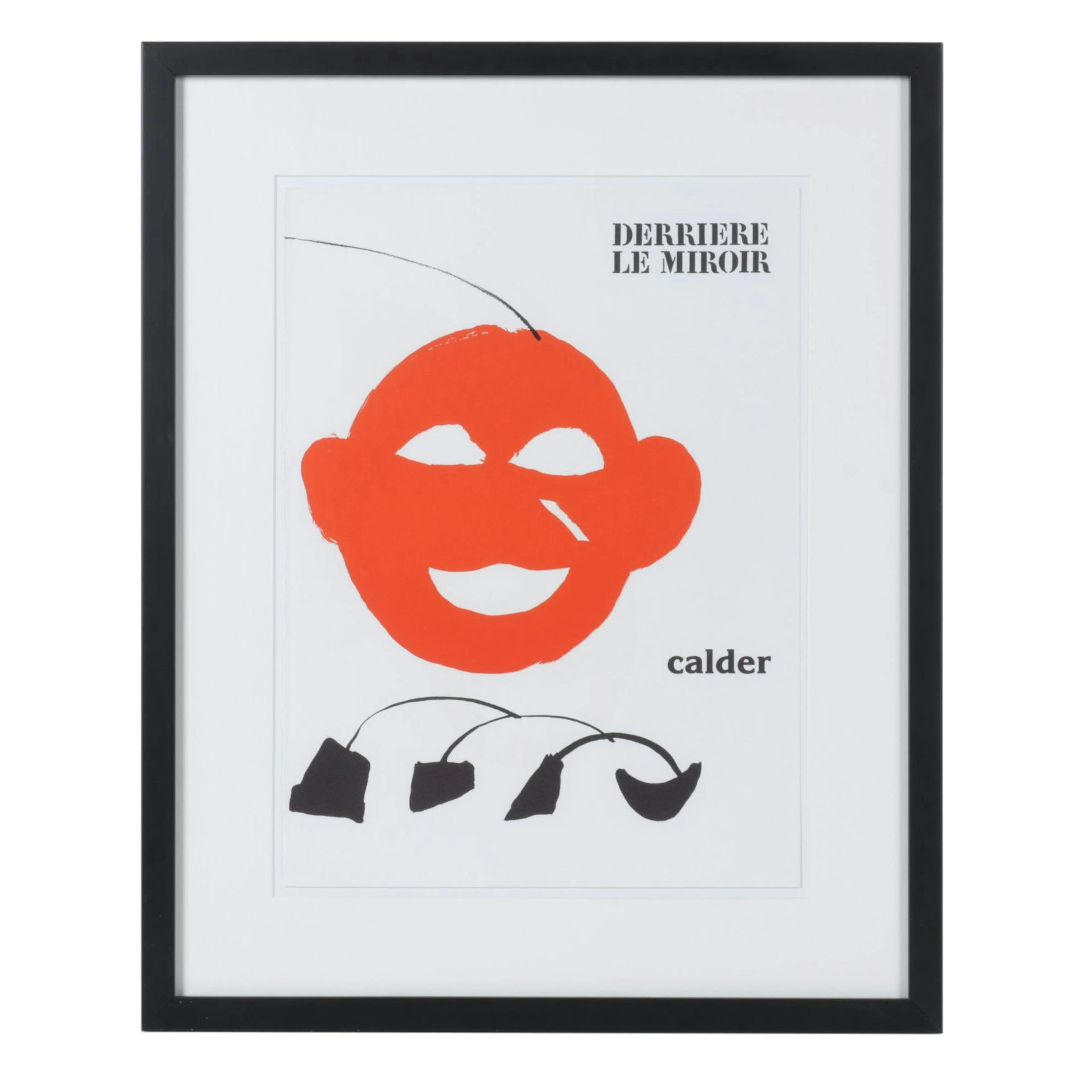 Alexander Calder Color Lithograph Cover for "Derrière le Miroir #221", 1976
