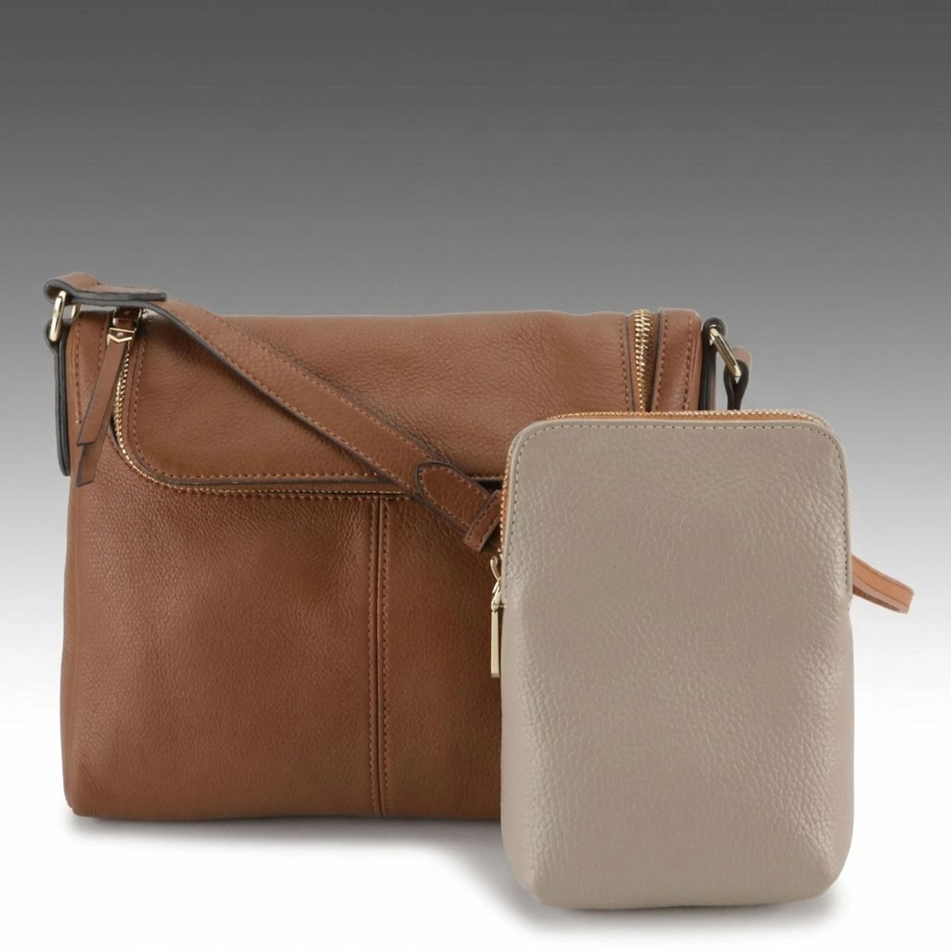 Valentina Double Strap Sling Bag and Vince Camuto PVC Shoulder Bag