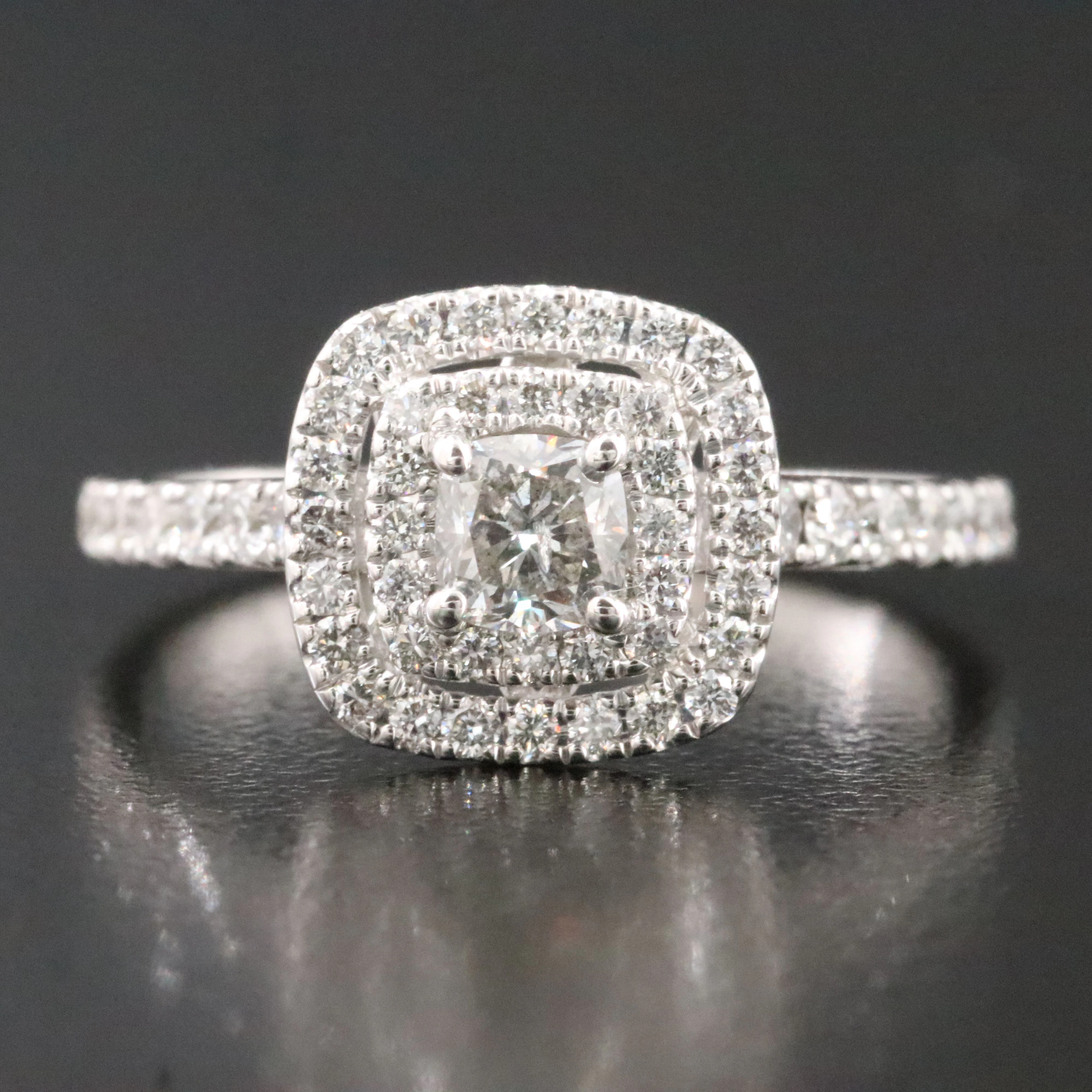 Neil Lane 14K 1.17 CTW Diamond Double Halo Ring