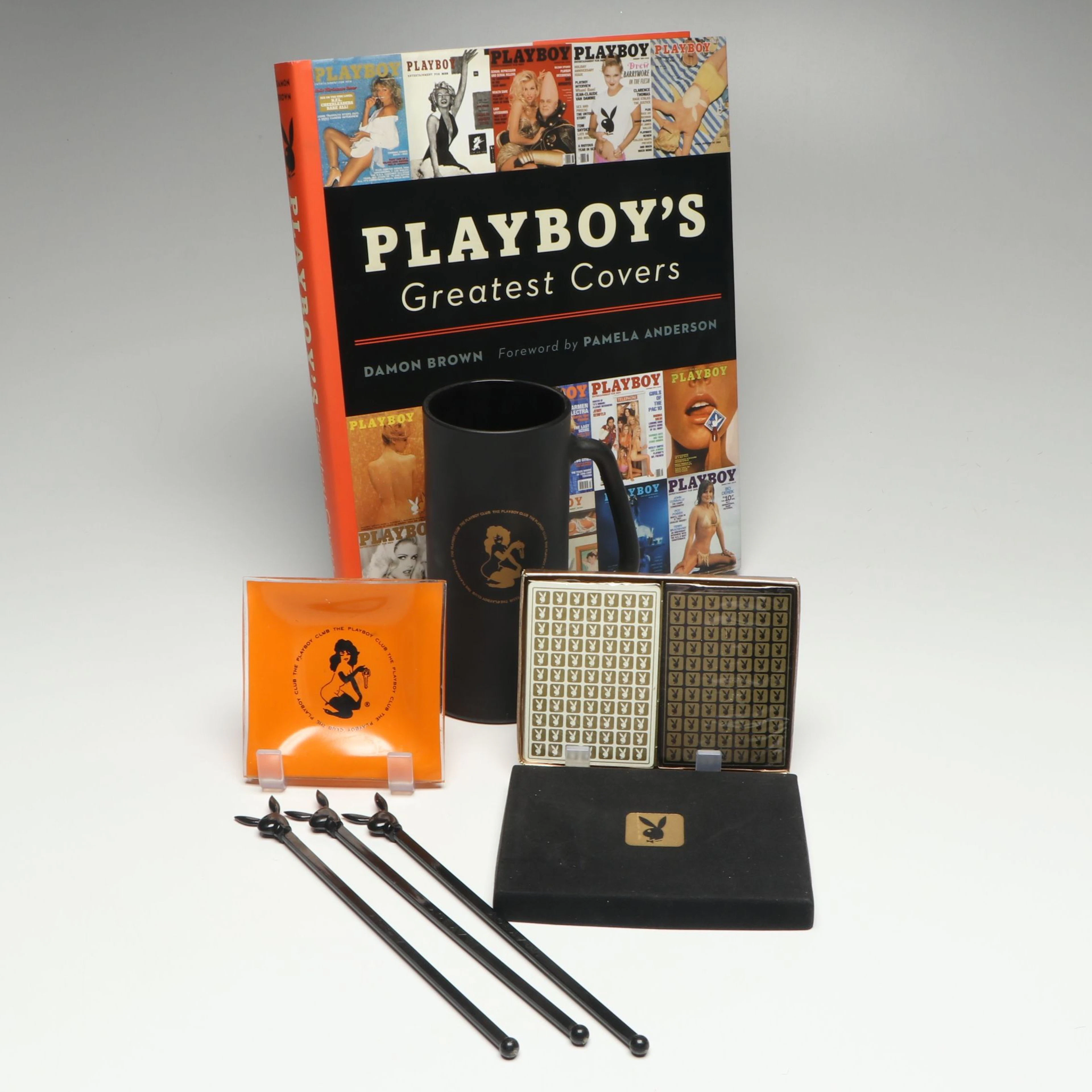 The Playboy Club Glass Ashtray and Mug with More Playboy Memorabilia