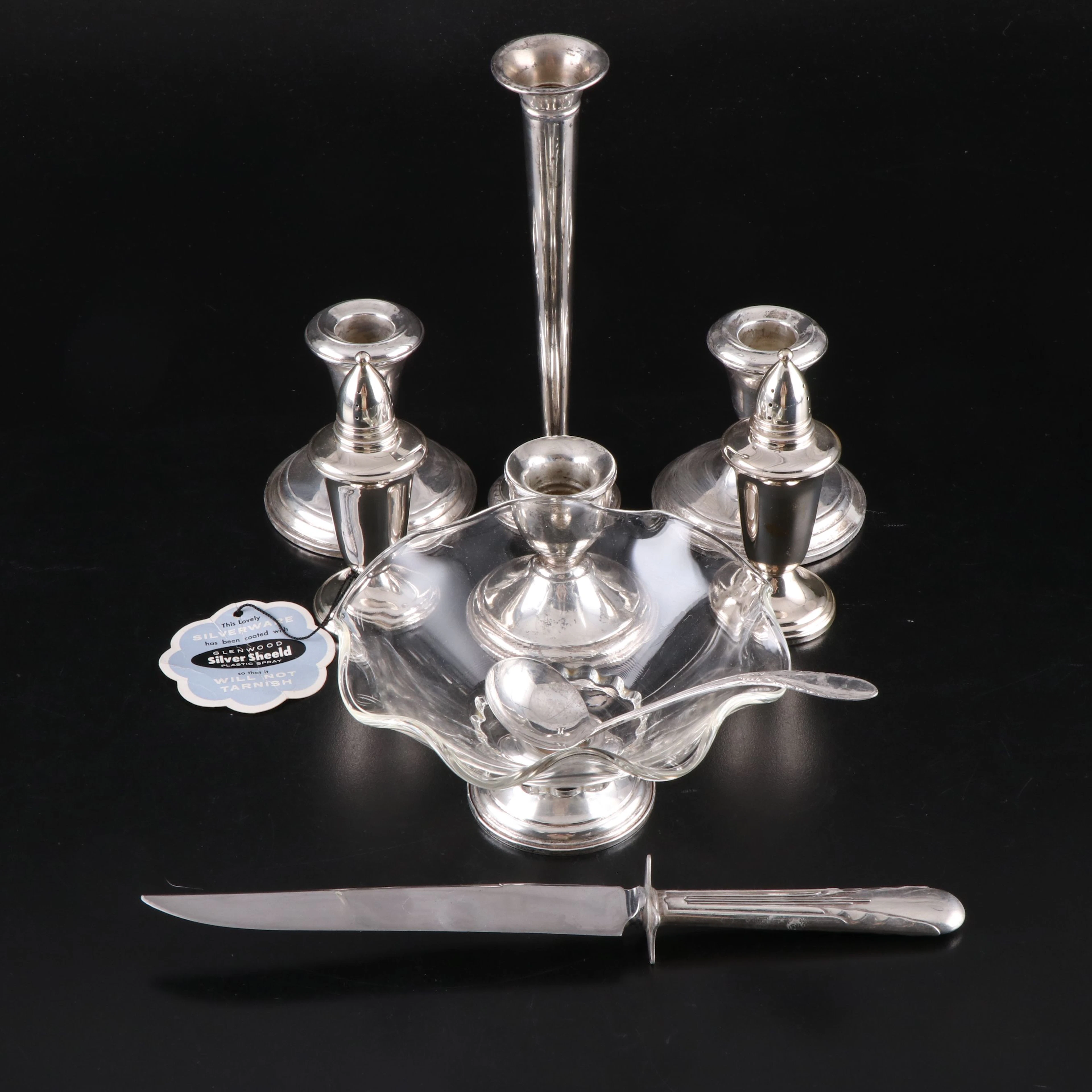 Frank M. Whiting & Co. Sterling Silver Candlesticks and Other American