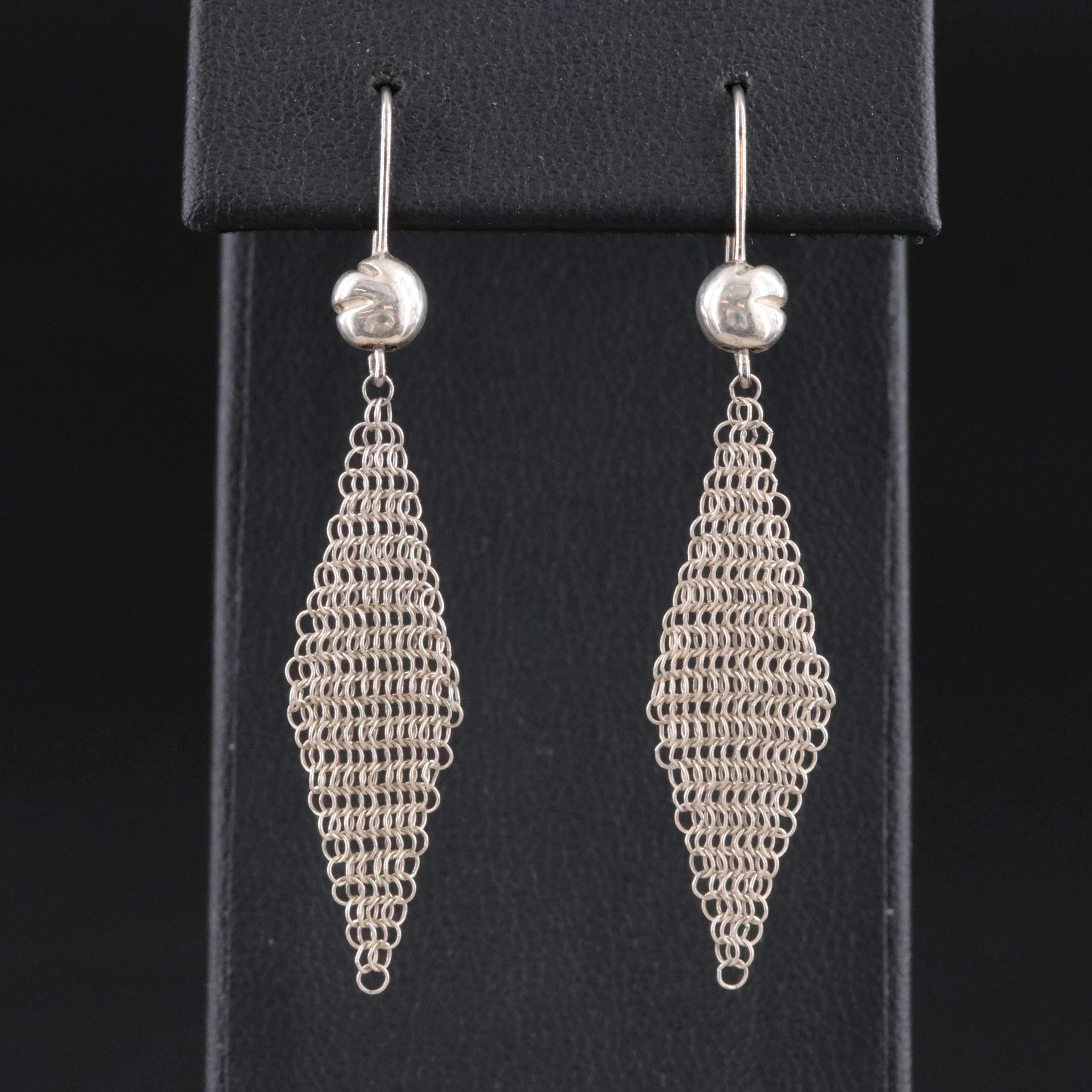 Elsa Peretti for Tiffany & Co. Mesh Drop Earrings