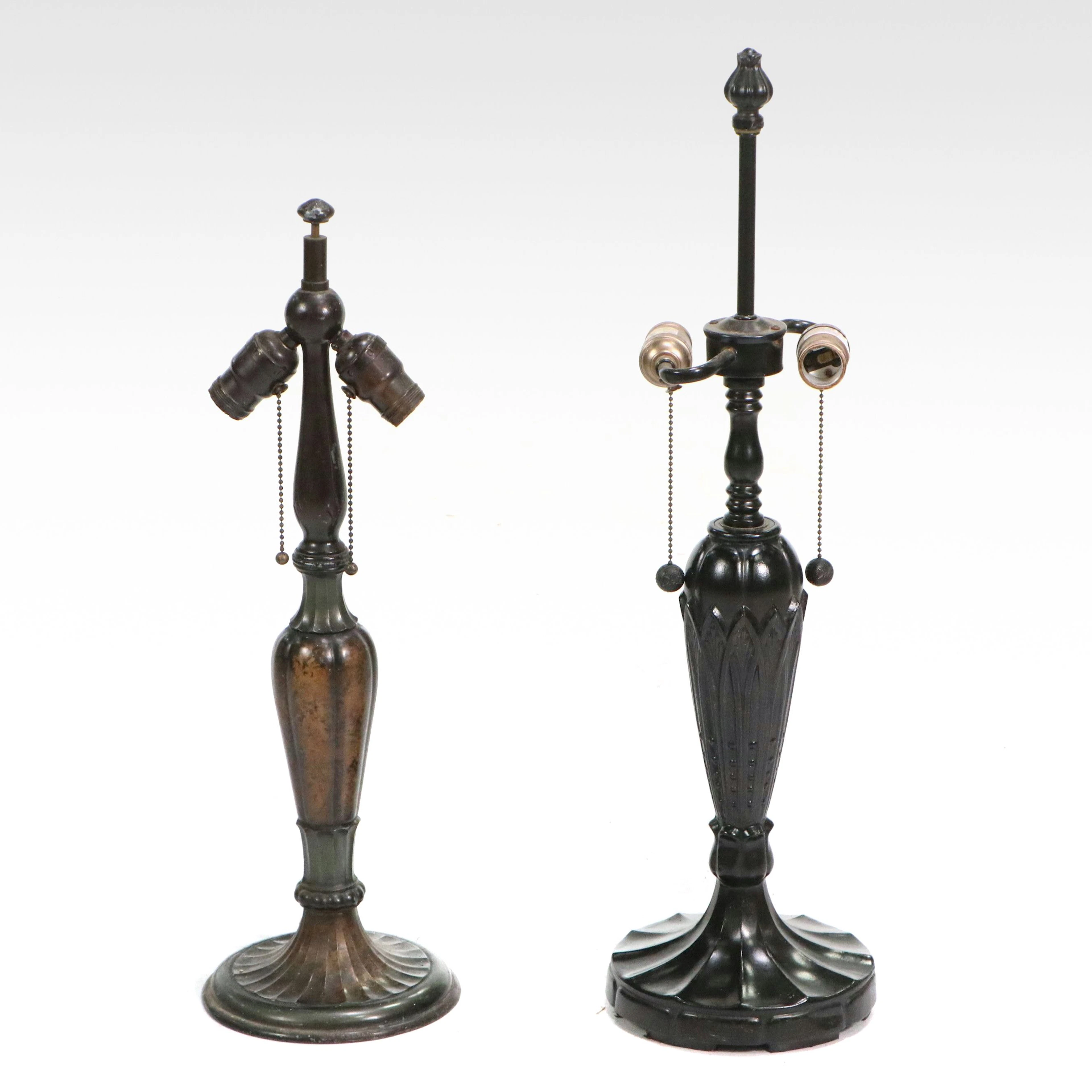 Dale Tiffany and Other Metal Table Lamps