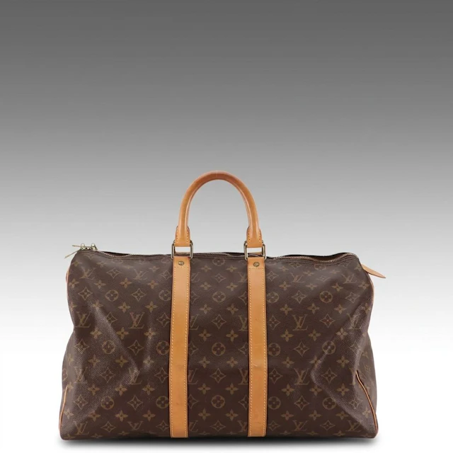 Louis Vuitton Keepall 45 in Monogram Canvas and Vachetta Leather