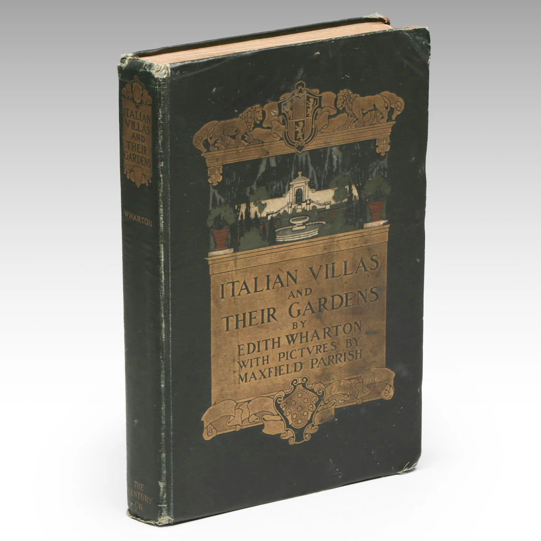 Maxfield Parrish Illustrated "Italian Villas and Their Gardens" by