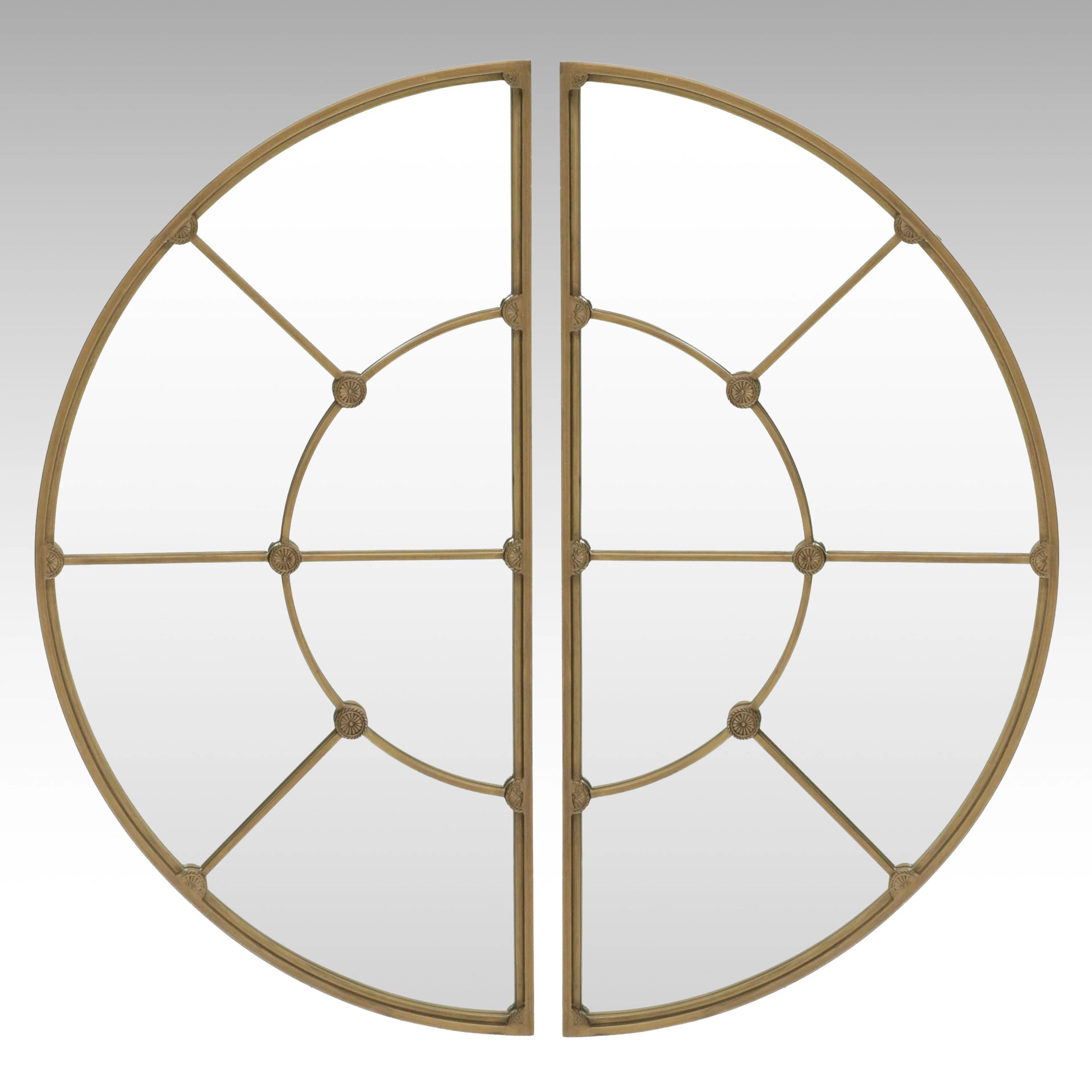 Ballard Designs Grand Palais Champagne Arch Mirror Pair, 2006