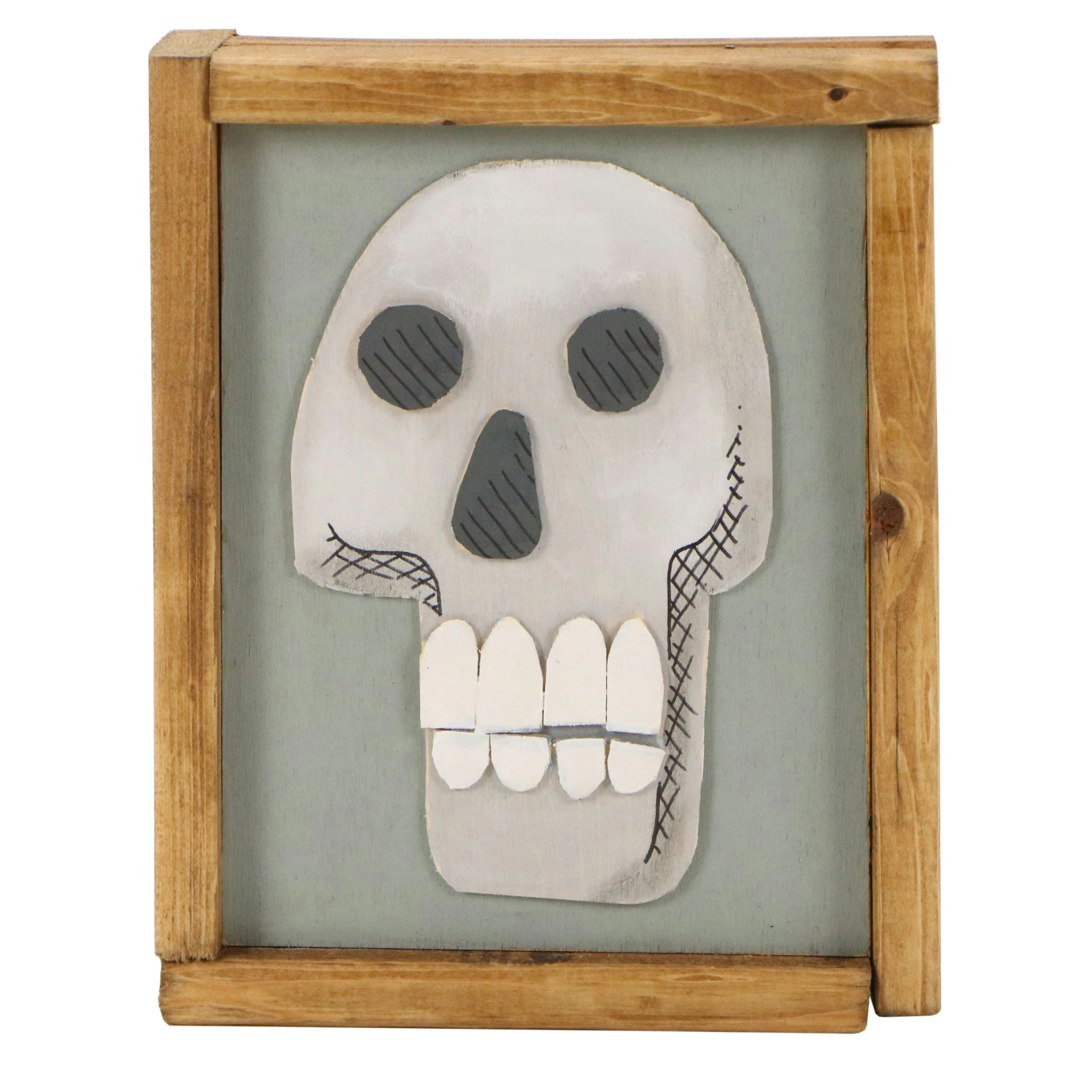 Aaron Wooten Acrylic Painting "Skull," 2026