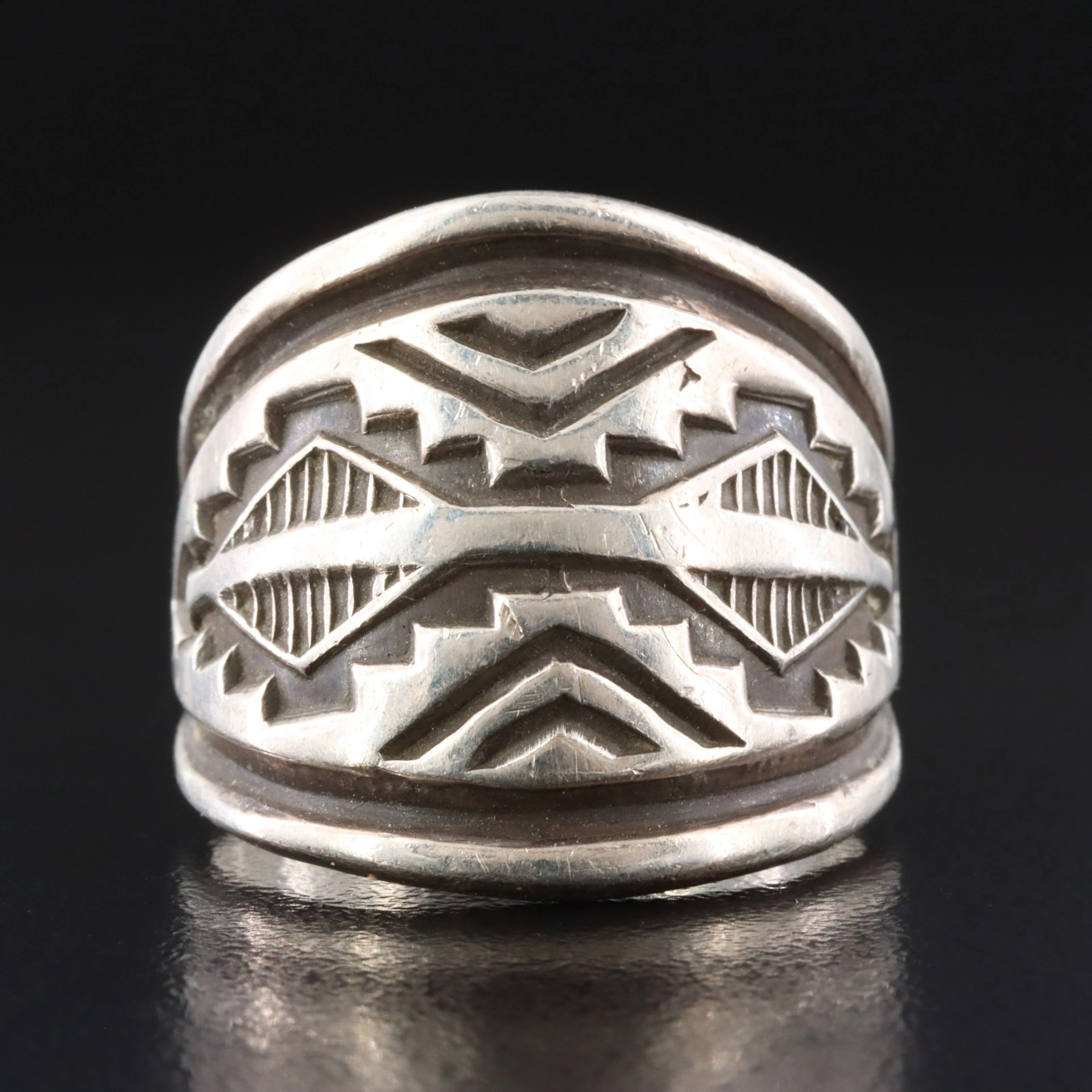 Troy Laner Navajo Diné Sterling Ring